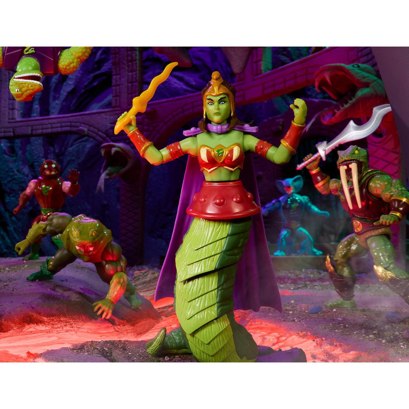 Masters of the Universe Origins: Lady Slither (Exclusive, US-Karte)-Actionfiguren-Mattel-Mighty Underground