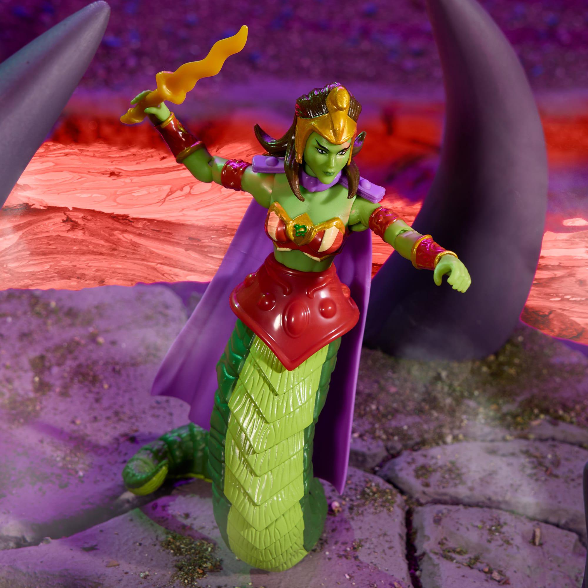 Masters of the Universe Origins: Lady Slither (Exclusive, US-Karte)-Actionfiguren-Mattel-Mighty Underground