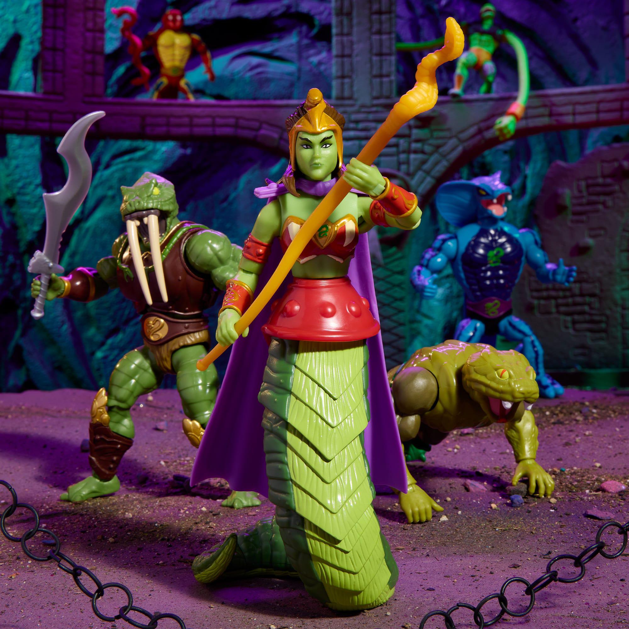 Masters of the Universe Origins: Lady Slither (Exclusive, US-Karte)-Actionfiguren-Mattel-Mighty Underground