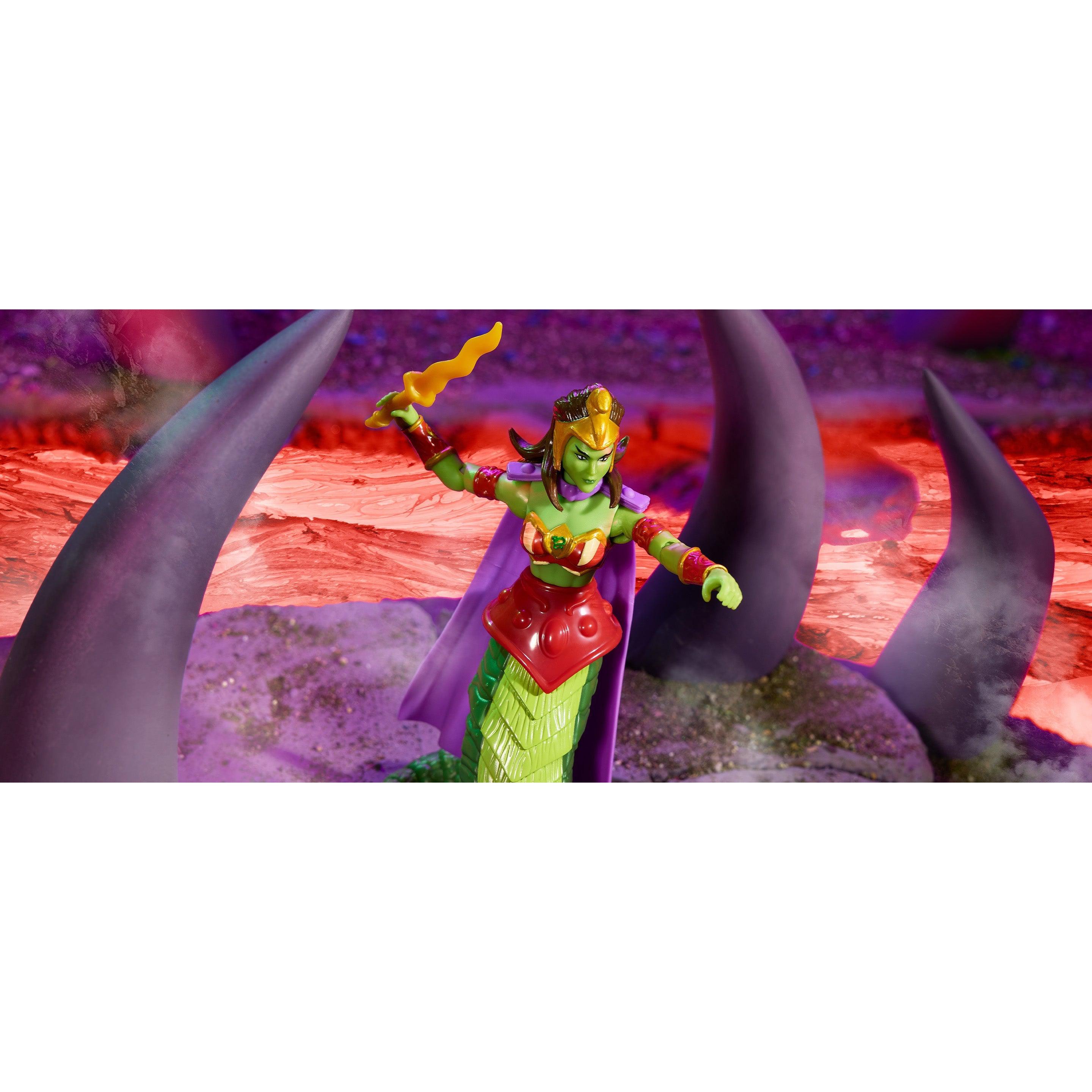 Masters of the Universe Origins: Lady Slither (Exclusive, US-Karte)-Actionfiguren-Mattel-Mighty Underground