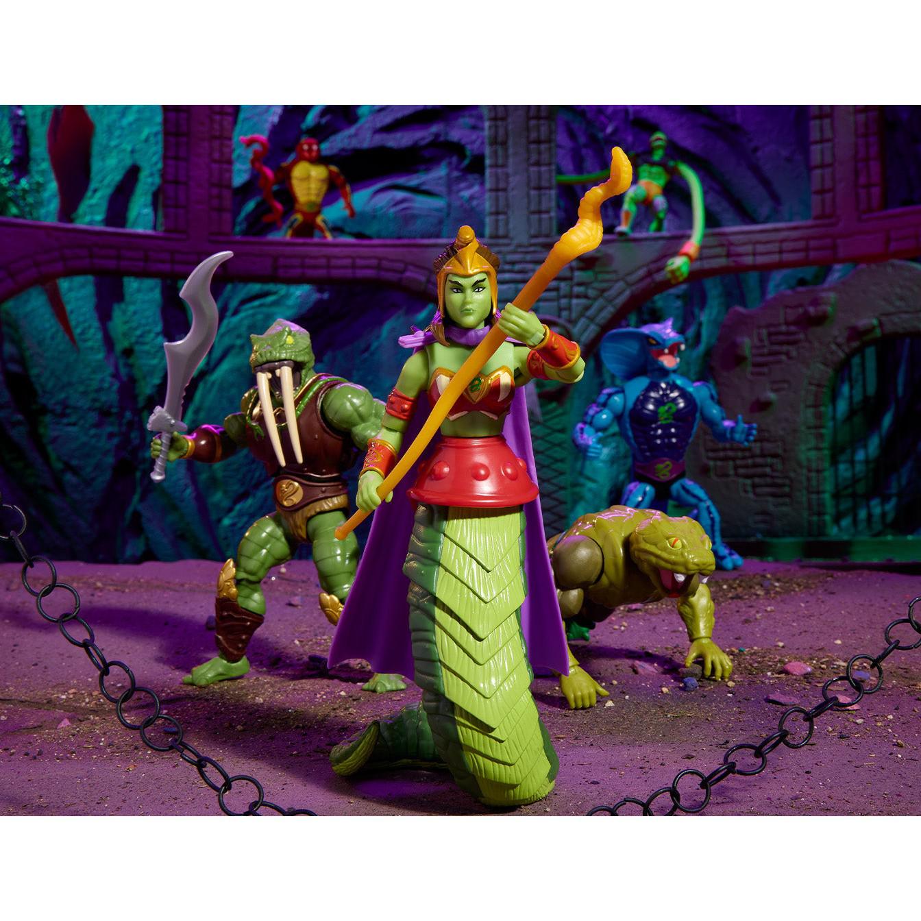 Masters of the Universe Origins: Lady Slither (Exclusive, US-Karte)-Actionfiguren-Mattel-Mighty Underground