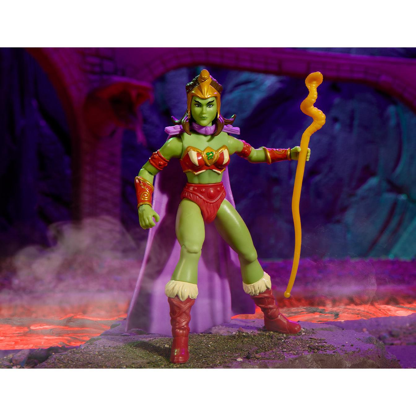 Masters of the Universe Origins: Lady Slither (Exclusive, US-Karte)-Actionfiguren-Mattel-Mighty Underground