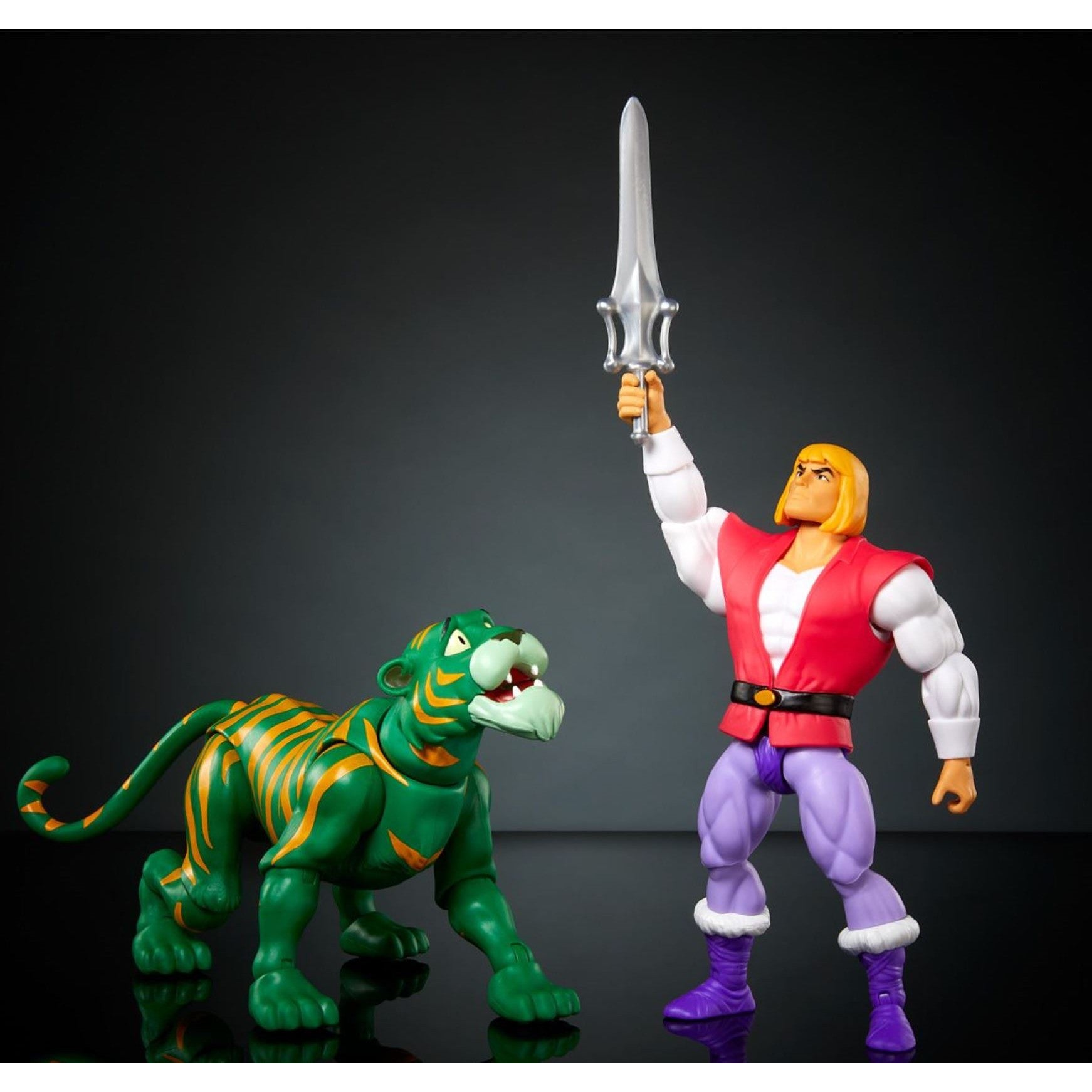 Masters of the Universe Origins: Prince Adam & Cringer (Cartoon Collection) (US-Karte) - 2-Pack-Actionfiguren-Mattel-Mighty Underground