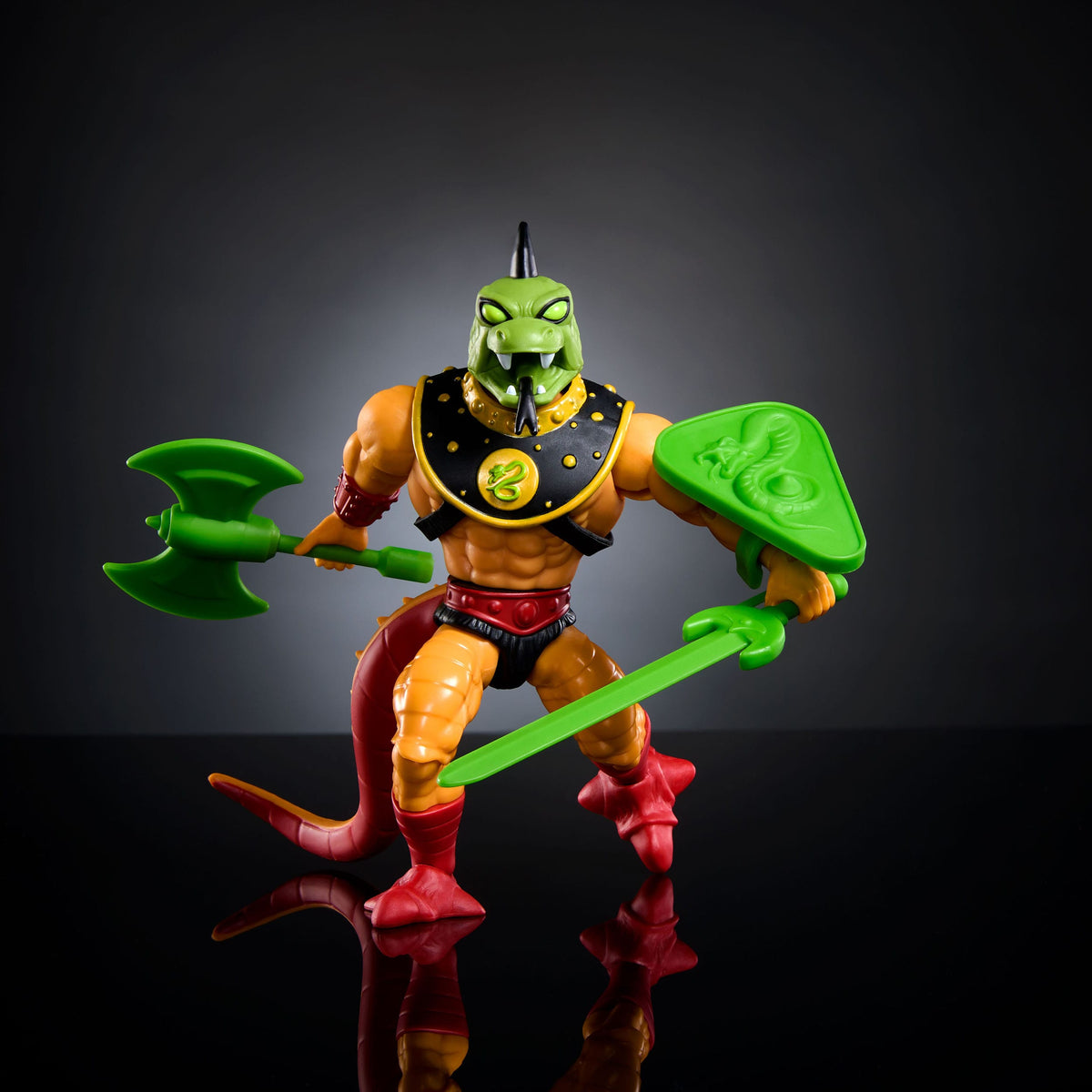 Masters of the Universe Origins: Reptilax-Actionfiguren-Mattel-Mighty Underground