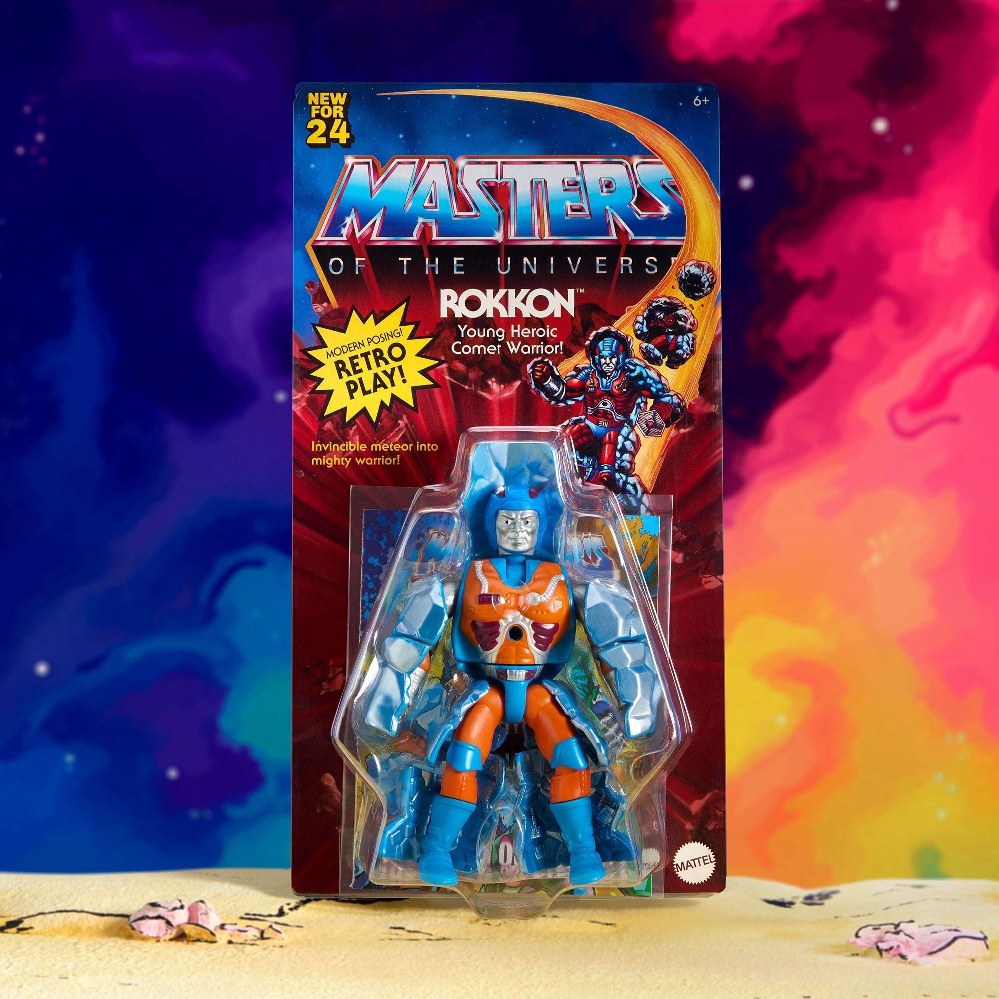 Masters of the Universe Origins: Rokkon (Exclusive, US-Karte)-Actionfiguren-Mattel-Mighty Underground