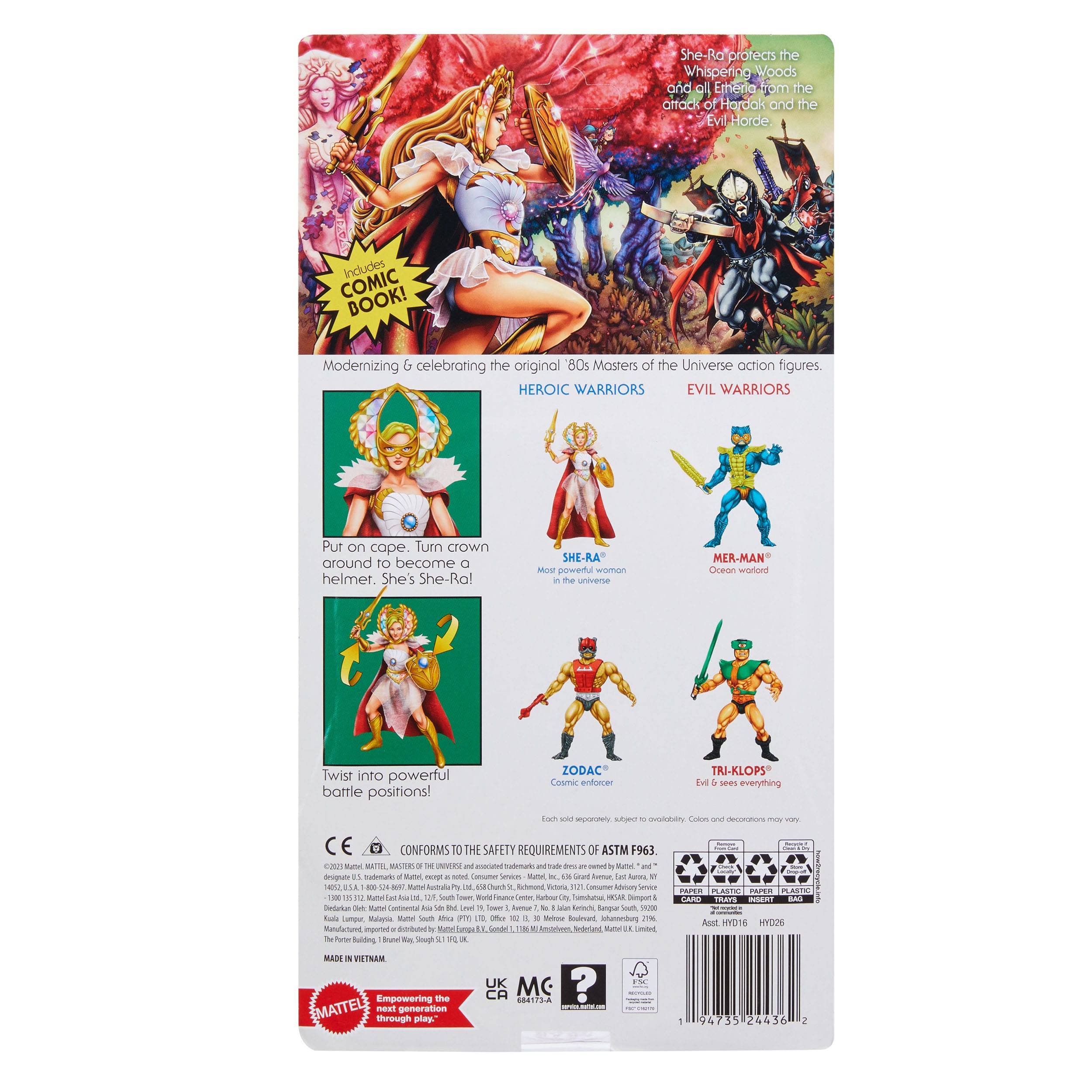 Masters of the Universe Origins: She-Ra (Fan Favorite US-Karte)-Actionfiguren-Mattel-Mighty Underground