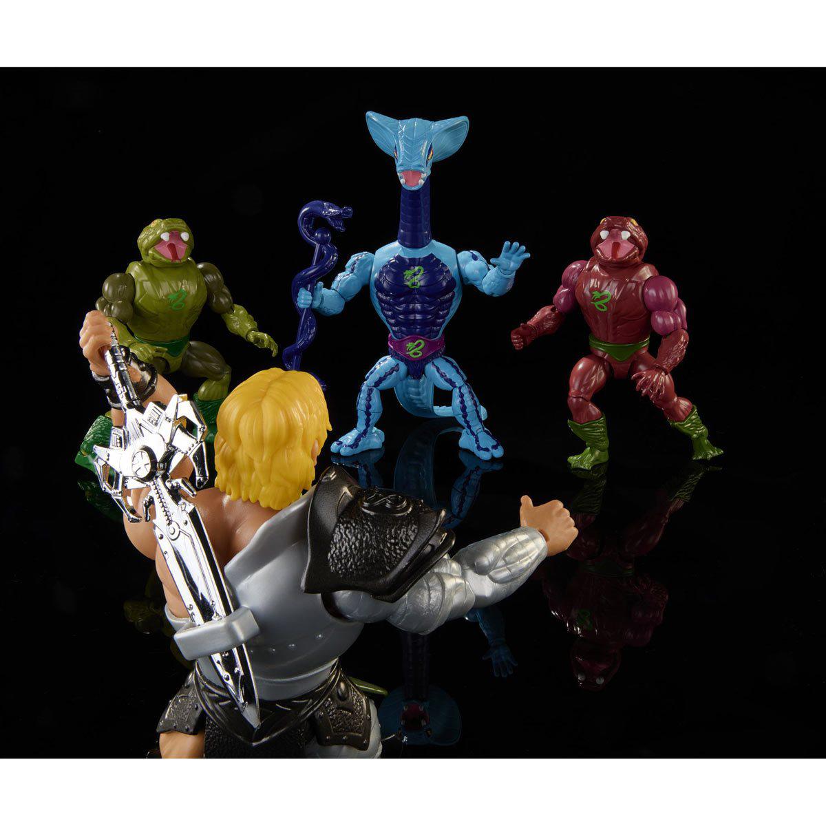 Masters of the Universe Origins: Snake Men 4-Pack (Exclusive, US-Karte)-Actionfiguren-Mattel-Mighty Underground