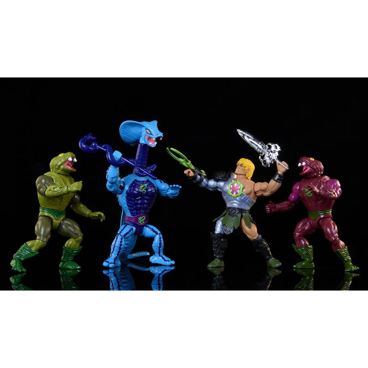 Masters of the Universe Origins: Snake Men 4-Pack (Exclusive, US-Karte)-Actionfiguren-Mattel-Mighty Underground