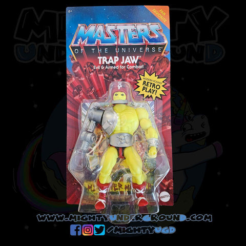 Masters of the Universe Origins: Trap Jaw (Mini Comic, Fan Favorite US-Karte)-Actionfiguren-Mattel-Mighty Underground