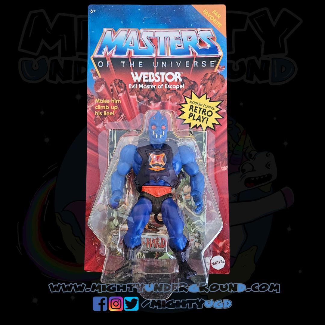 Masters of the Universe Origins: Webstor (Fan Favorite US-Karte)-Actionfiguren-Mattel-Mighty Underground