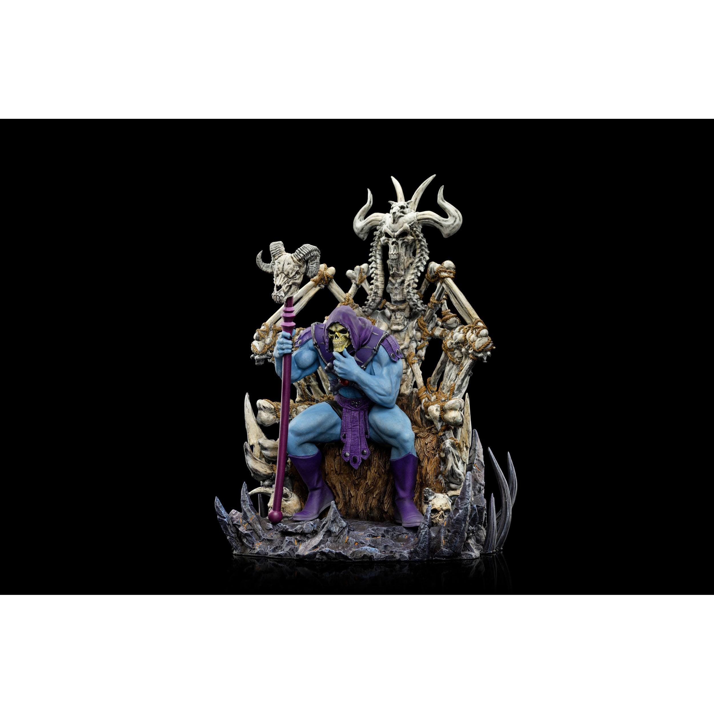 Masters of the Universe: Skeletor on Throne Deluxe - 1/10 Statue-Statue-Iron Studios-Mighty Underground