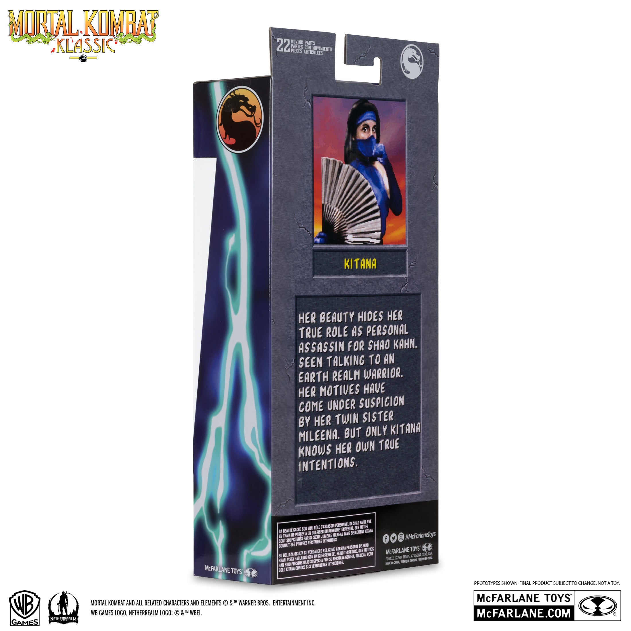 Mortal Kombat Klassics: Kitana [Chase]-Actionfiguren-McFarlane Toys-Mighty Underground