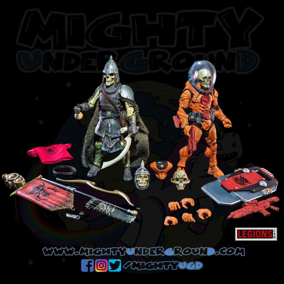 Mythic/ Cosmic Legions: Wal-torr the Mad 2-Pack (Legions Con Exclusive)-Actionfiguren-Four Horsemen Toy Design-Mighty Underground