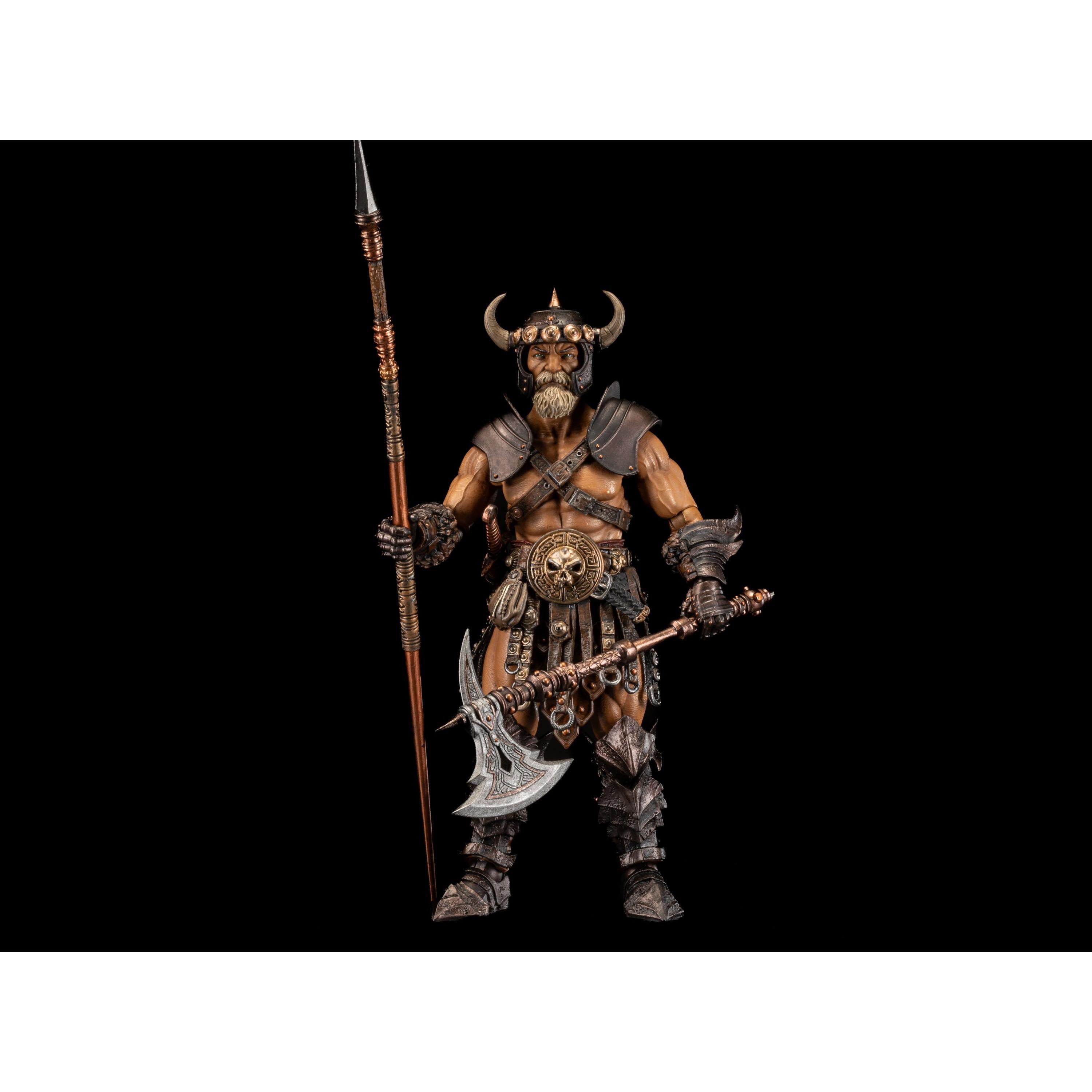 Mythic Legions: Deluxe Barbarian Builder Kit 2-Actionfiguren-Four Horsemen Toy Design-Mighty Underground