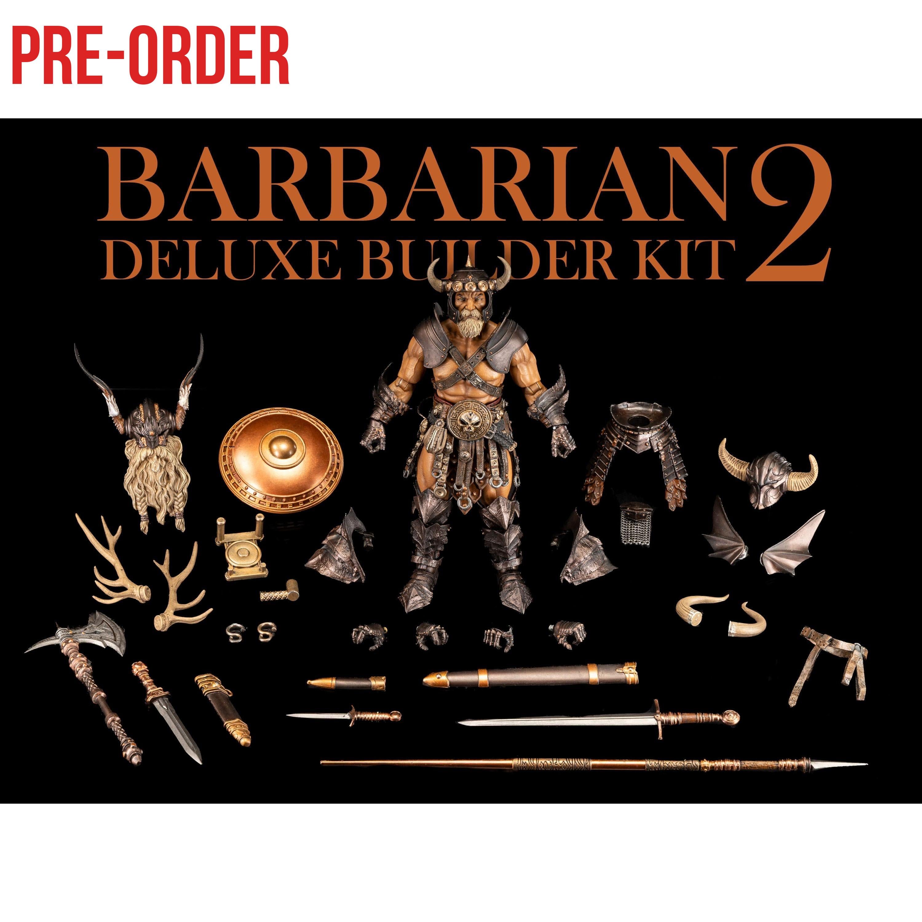 Mythic Legions: Deluxe Barbarian Builder Kit 2-Actionfiguren-Four Horsemen Toy Design-Mighty Underground