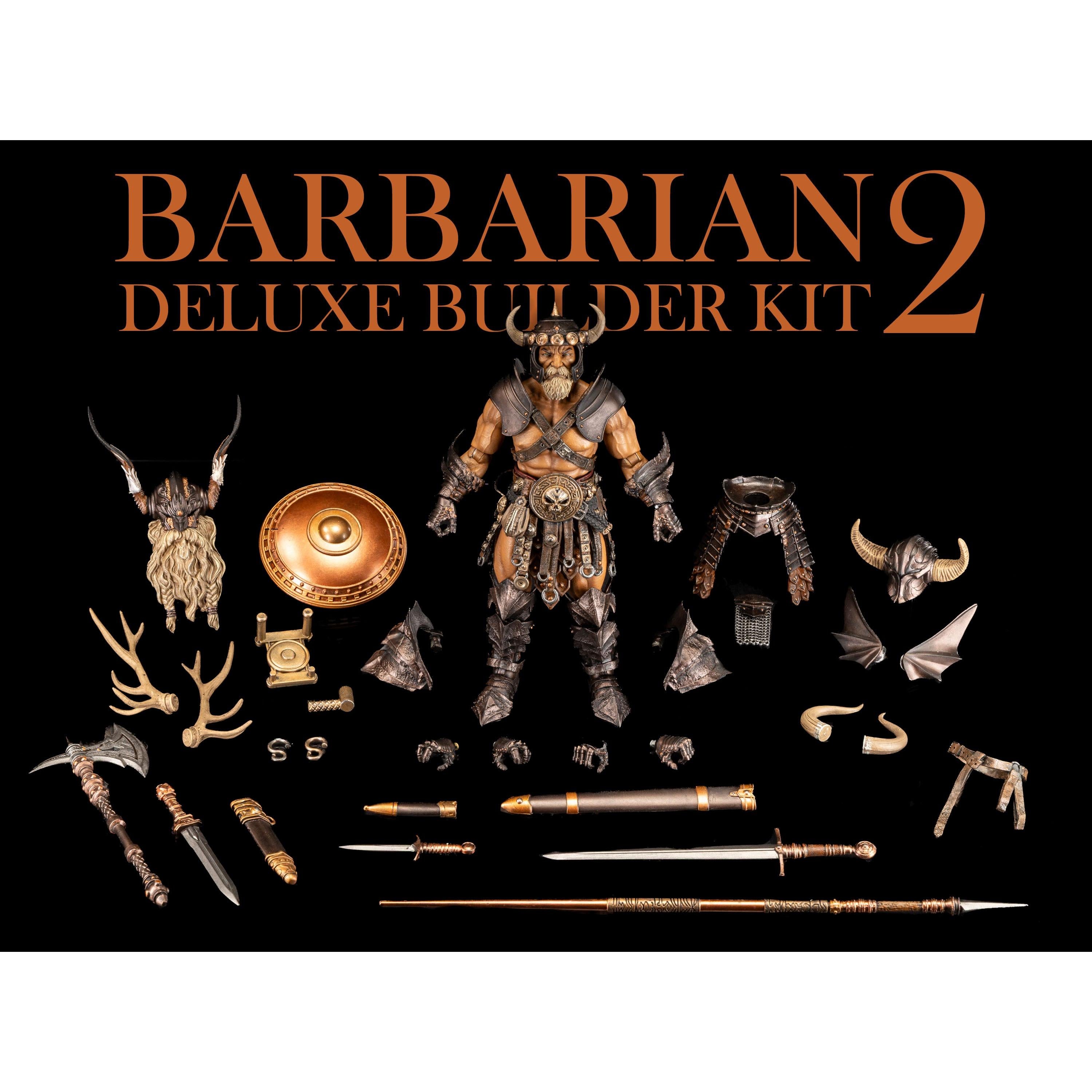 Mythic Legions: Deluxe Barbarian Builder Kit 2-Actionfiguren-Four Horsemen Toy Design-Mighty Underground