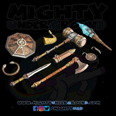 Mythic Legions: Dwarf Weapons-Actionfiguren-Four Horsemen Toy Design-Mighty Underground