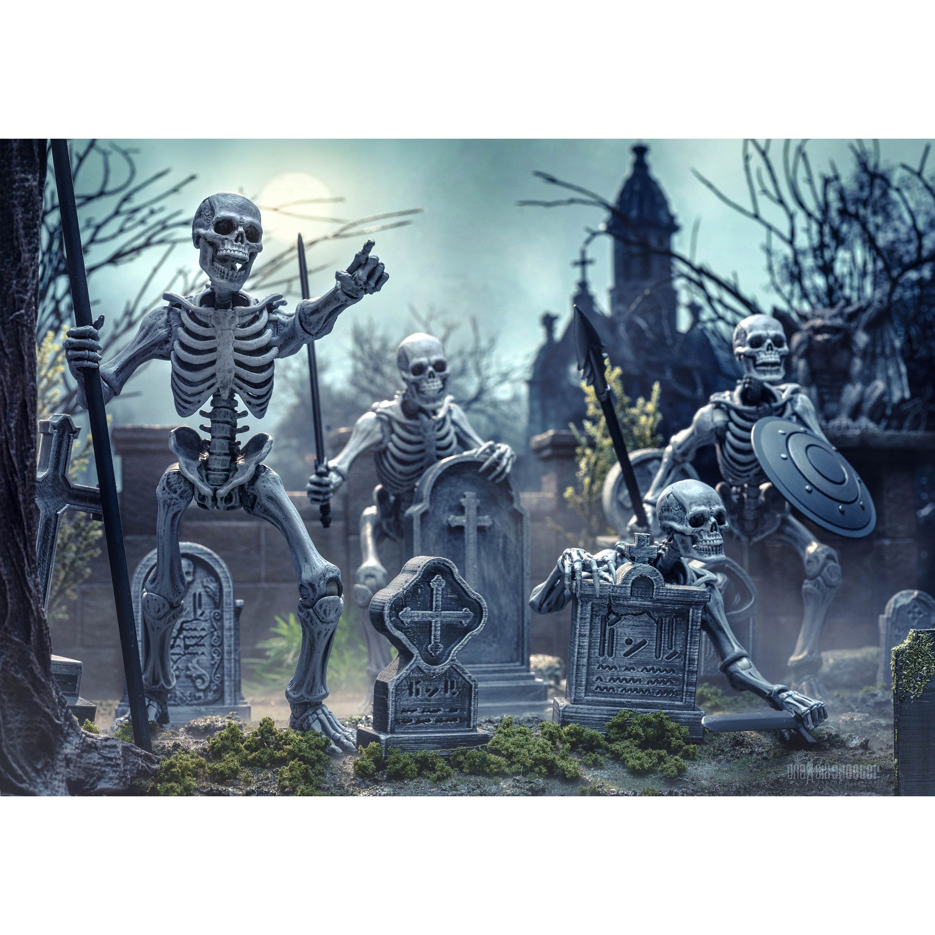 Mythic Legions GRAVEYARD SKELETONS 4パック Pre-Order (Deposit) Mythic Legions Graveyard Skeletons 4