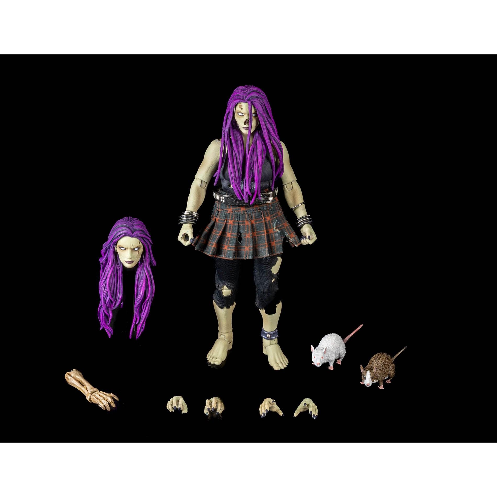 Mythic Legions Graveyard Zombies: Rocker Zombie (Female)-Actionfiguren-Four Horsemen Toy Design-Mighty Underground
