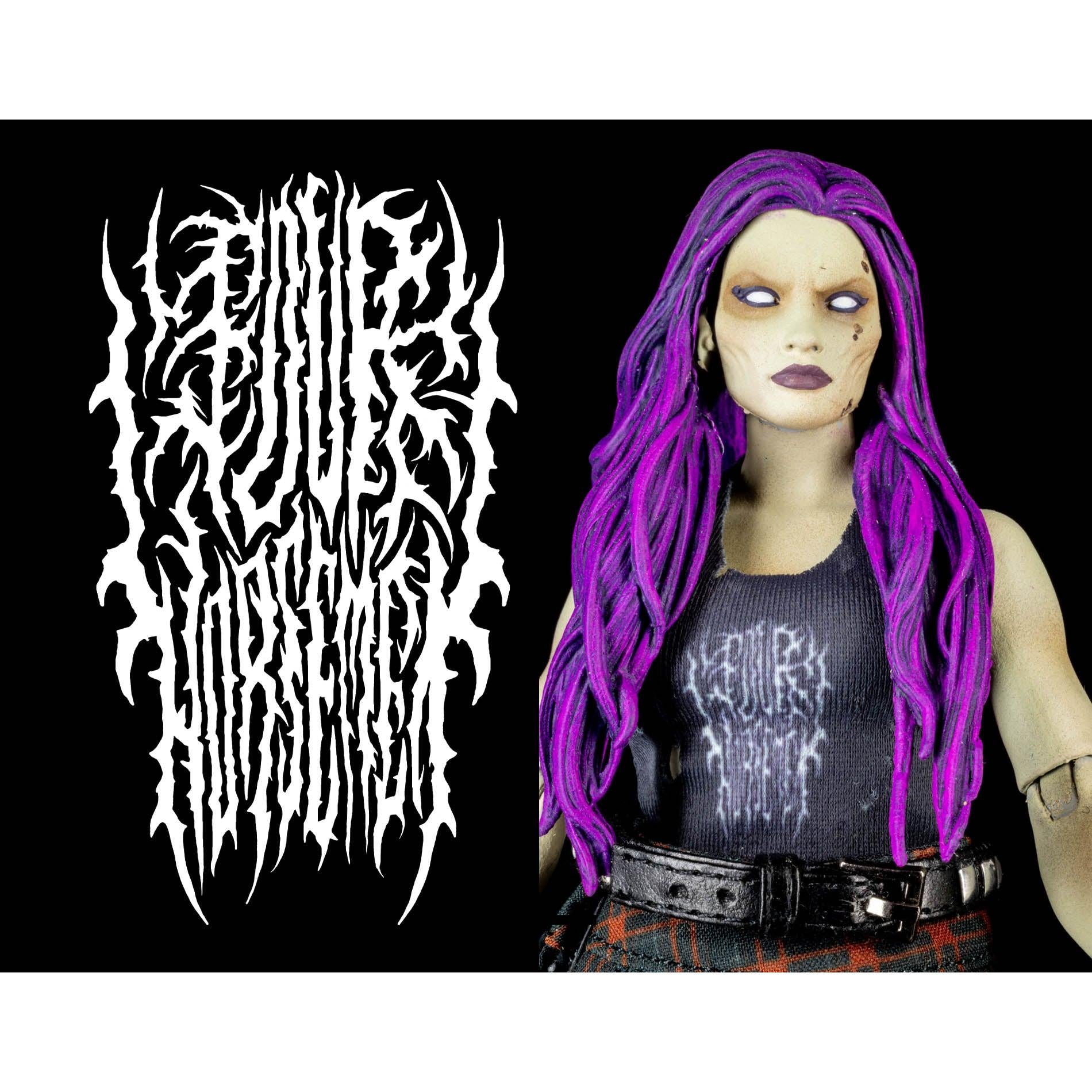 Mythic Legions Graveyard Zombies: Rocker Zombie (Female)-Actionfiguren-Four Horsemen Toy Design-Mighty Underground