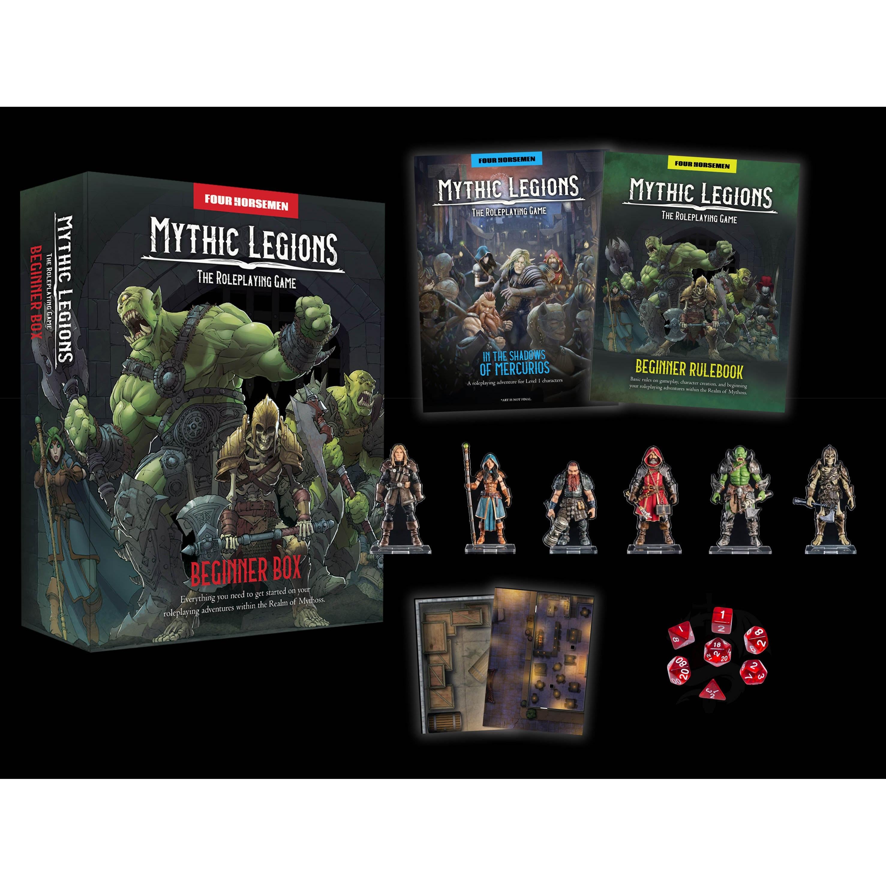Mythic Legions RPG: Beginner Box-Actionfiguren-Four Horsemen Toy Design-Mighty Underground