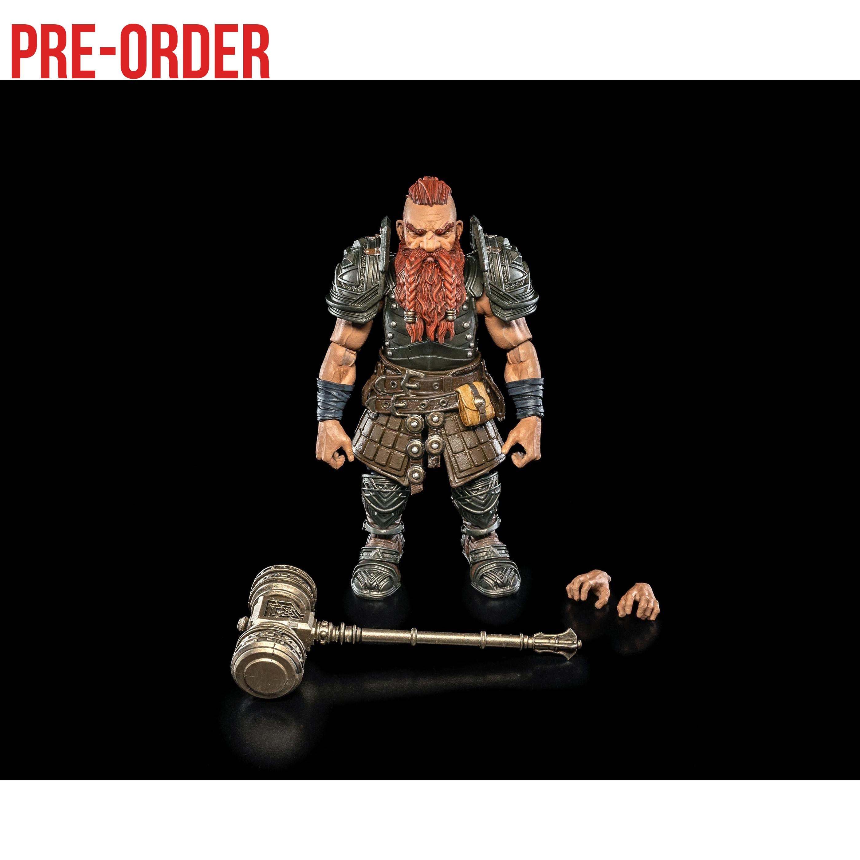 Mythic Legions RPG: Dwarf Fighter-Actionfiguren-Four Horsemen Toy Design-Mighty Underground