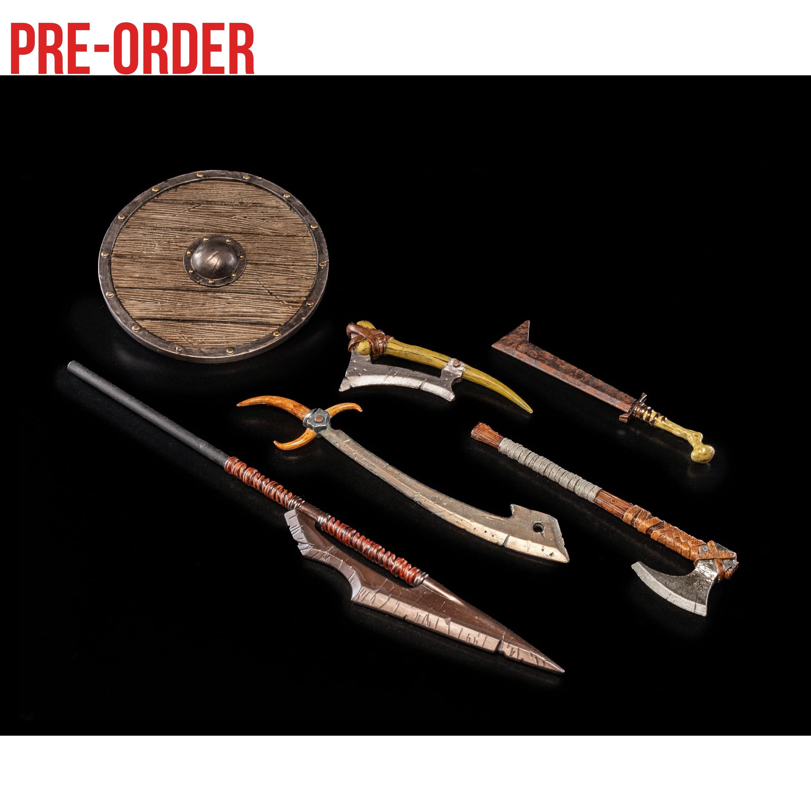 Mythic Legions RPG: Evil Weapons Pack-Actionfiguren-Four Horsemen Toy Design-Mighty Underground