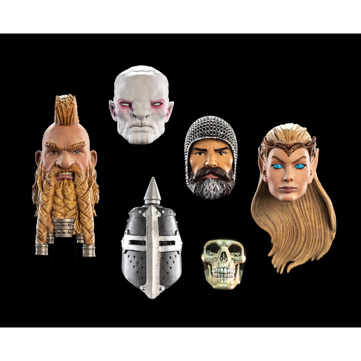 Mythic Legions RPG: Heads Pack (5 heads)-Actionfiguren-Four Horsemen Toy Design-Mighty Underground