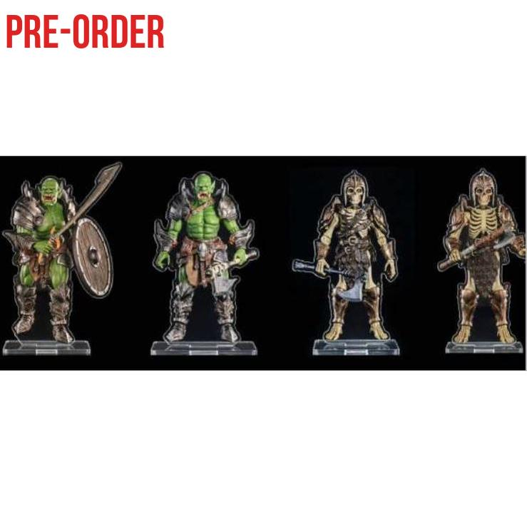 Mythic Legions RPG: Standees – Villainous Set A (Set of 4)-Actionfiguren-Four Horsemen Toy Design-Mighty Underground