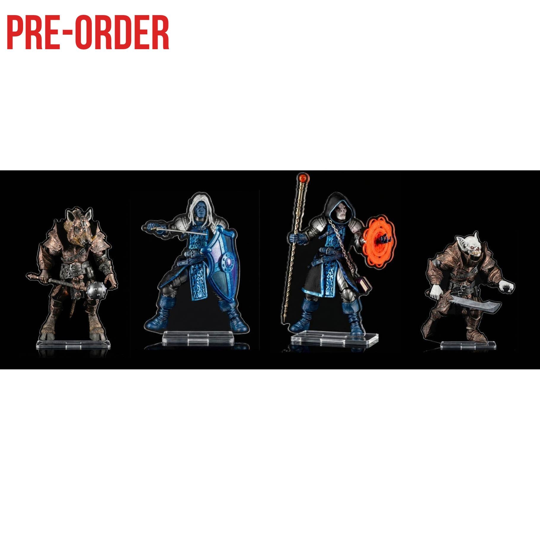 Mythic Legions RPG: Standees – Villainous Set B (Set of 4)-Actionfiguren-Four Horsemen Toy Design-Mighty Underground