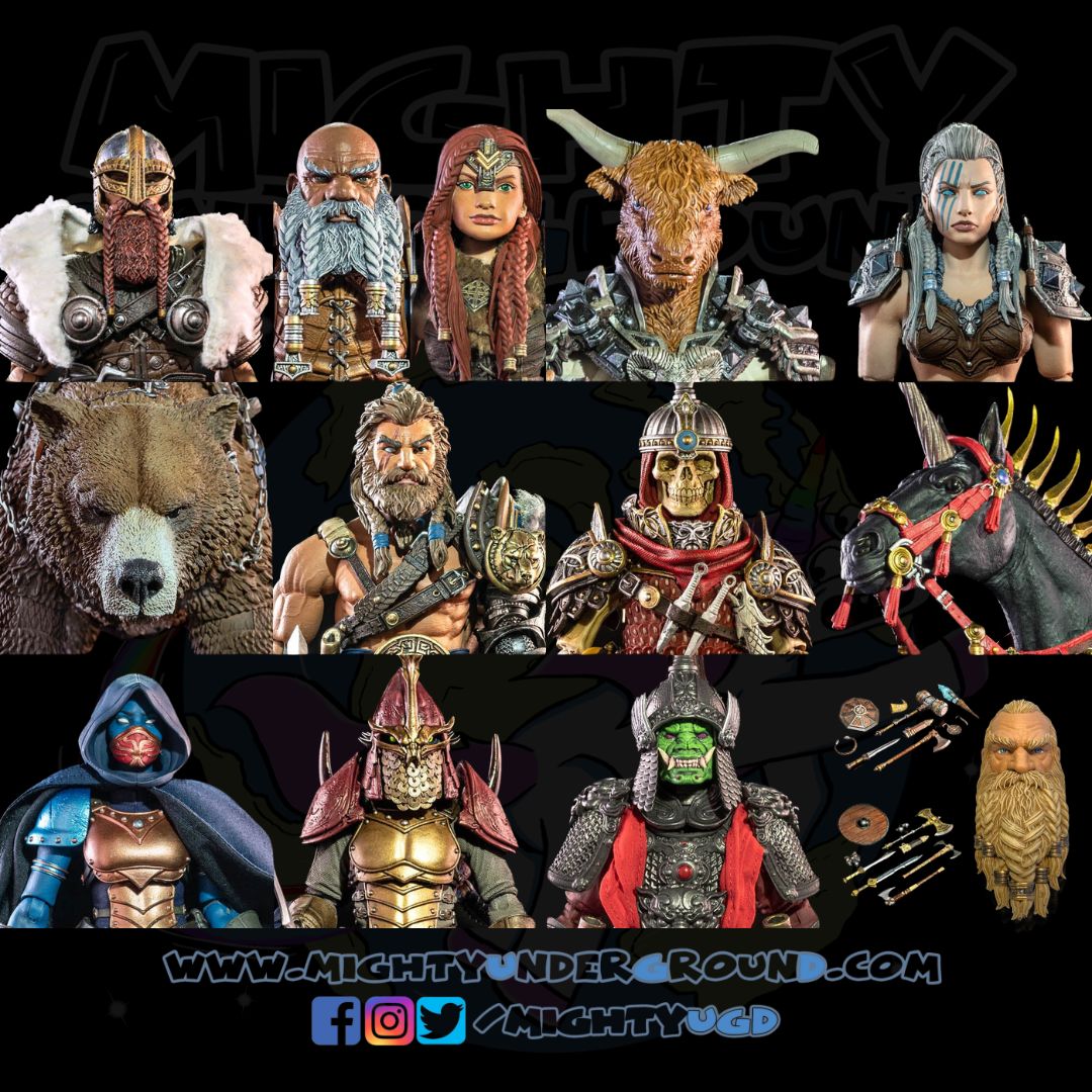 Mythic Legions: Rising Sons ALL-IN-Actionfiguren-Four Horsemen Toy Design-Mighty Underground