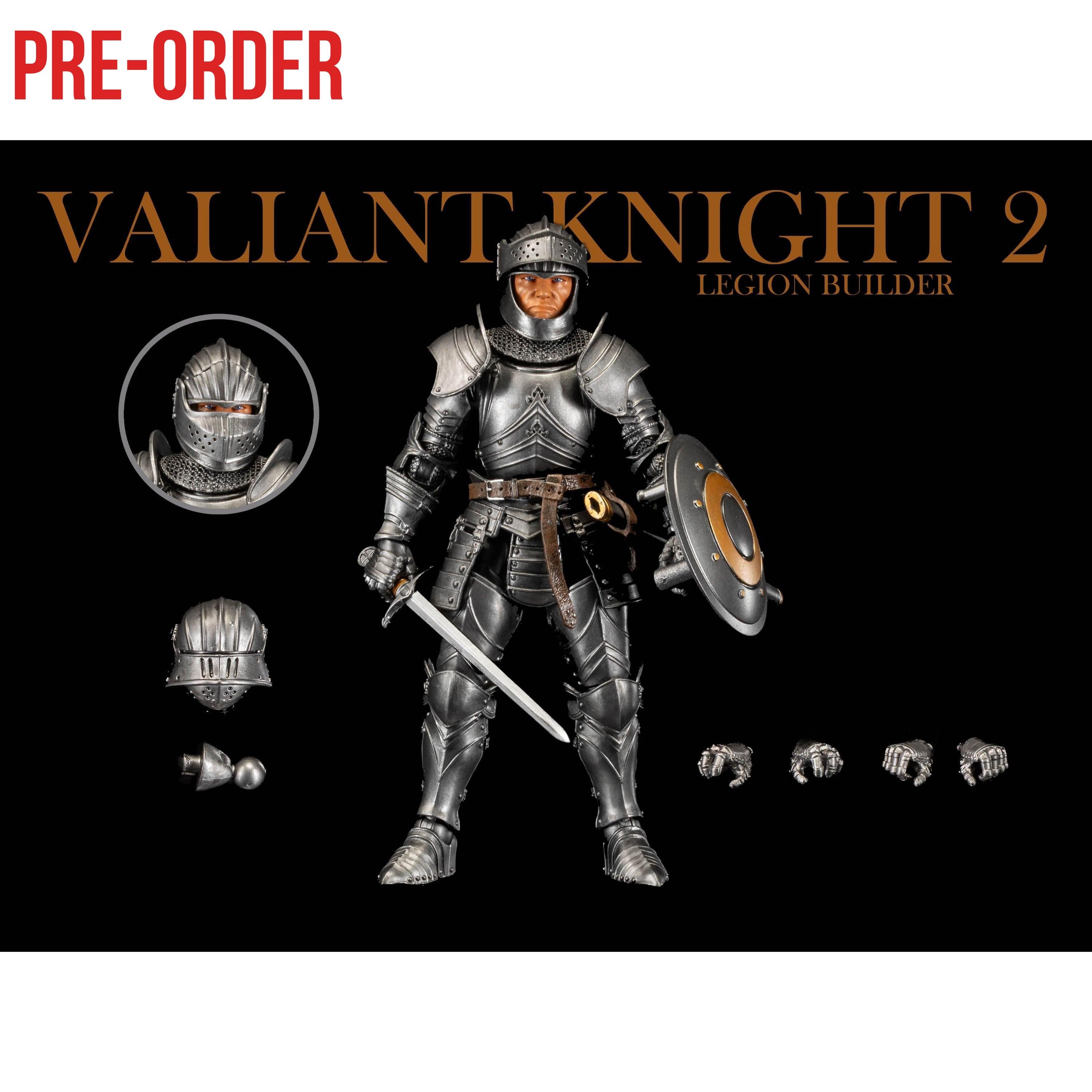 Mythic Legions: Valiant Knight 2 Legion Builder-Actionfiguren-Four Horsemen Toy Design-Mighty Underground