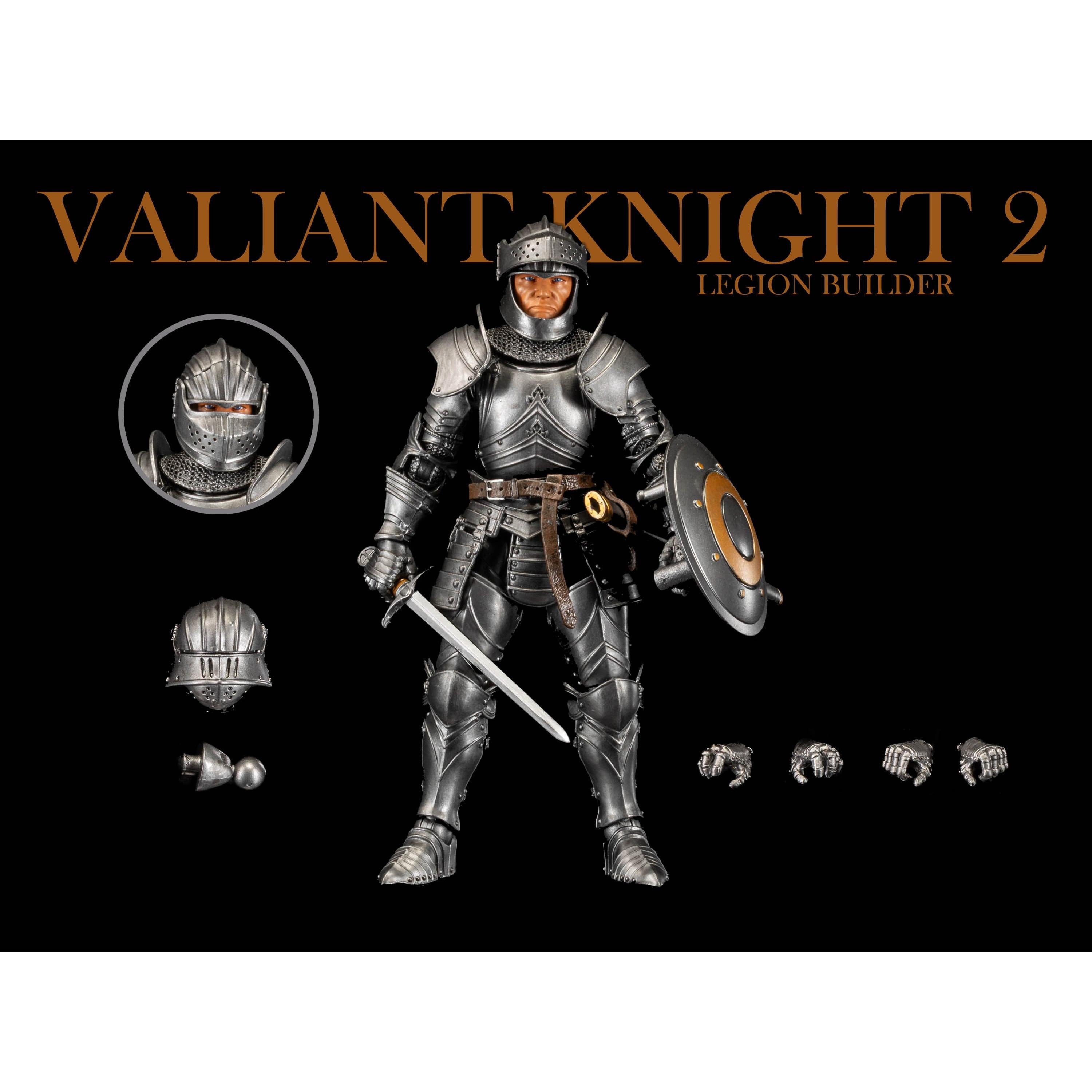 Mythic Legions: Valiant Knight 2 Legion Builder-Actionfiguren-Four Horsemen Toy Design-Mighty Underground