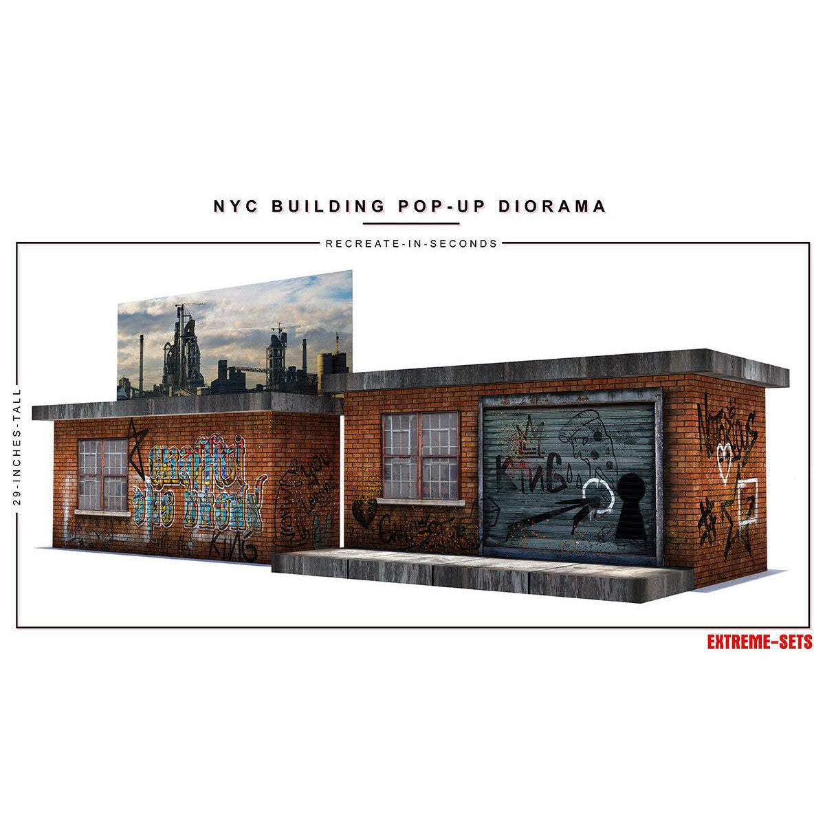 NYC Building Pop-Up - Diorama - 1/12-Actionfiguren-Extreme Sets-Mighty Underground