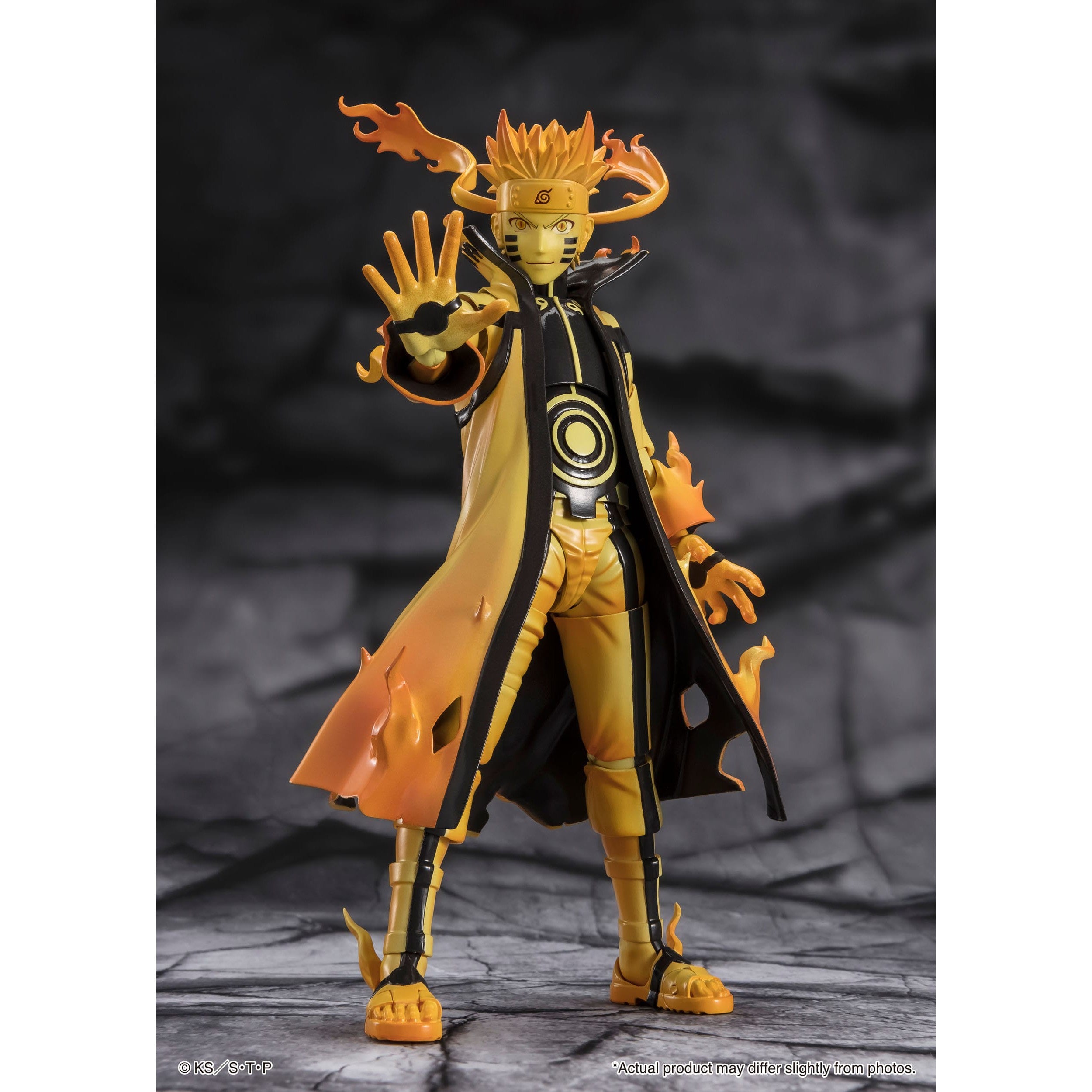 Naruto: Naruto Uzumaki (Kurama Link Mode) - Courageous Strength That Binds-Actionfiguren-Bandai Tamashii Nations-Mighty Underground