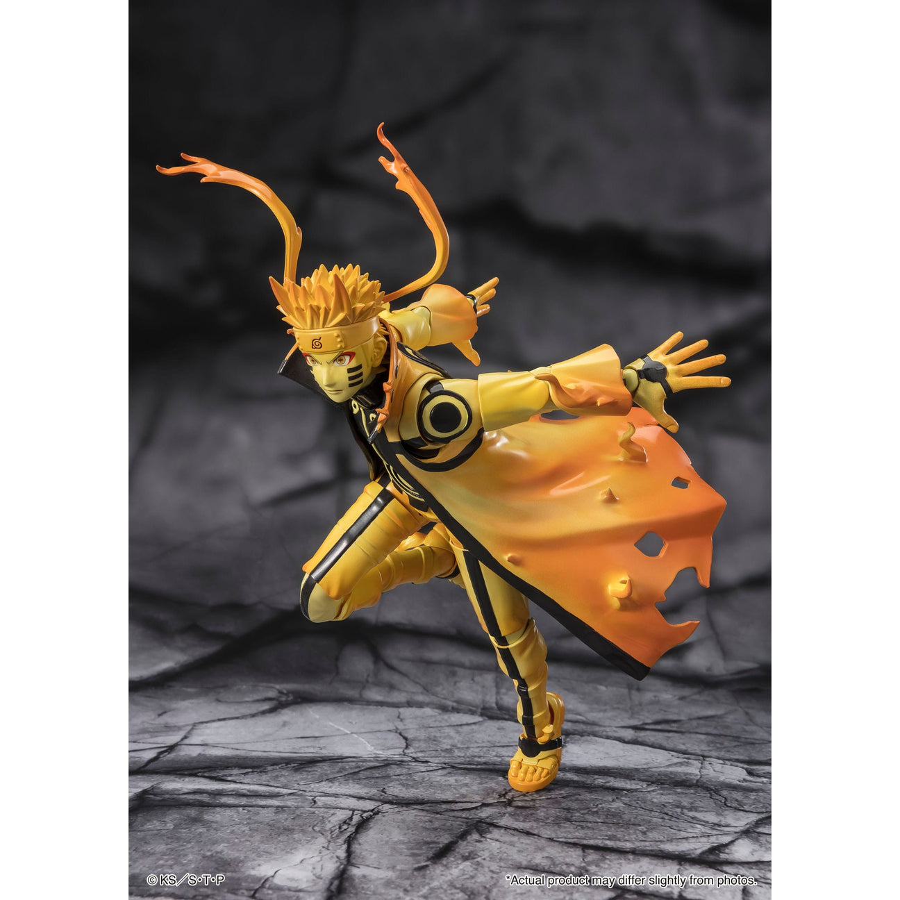 Naruto: Naruto Uzumaki (Kurama Link Mode) - Courageous Strength That Binds-Actionfiguren-Bandai Tamashii Nations-Mighty Underground
