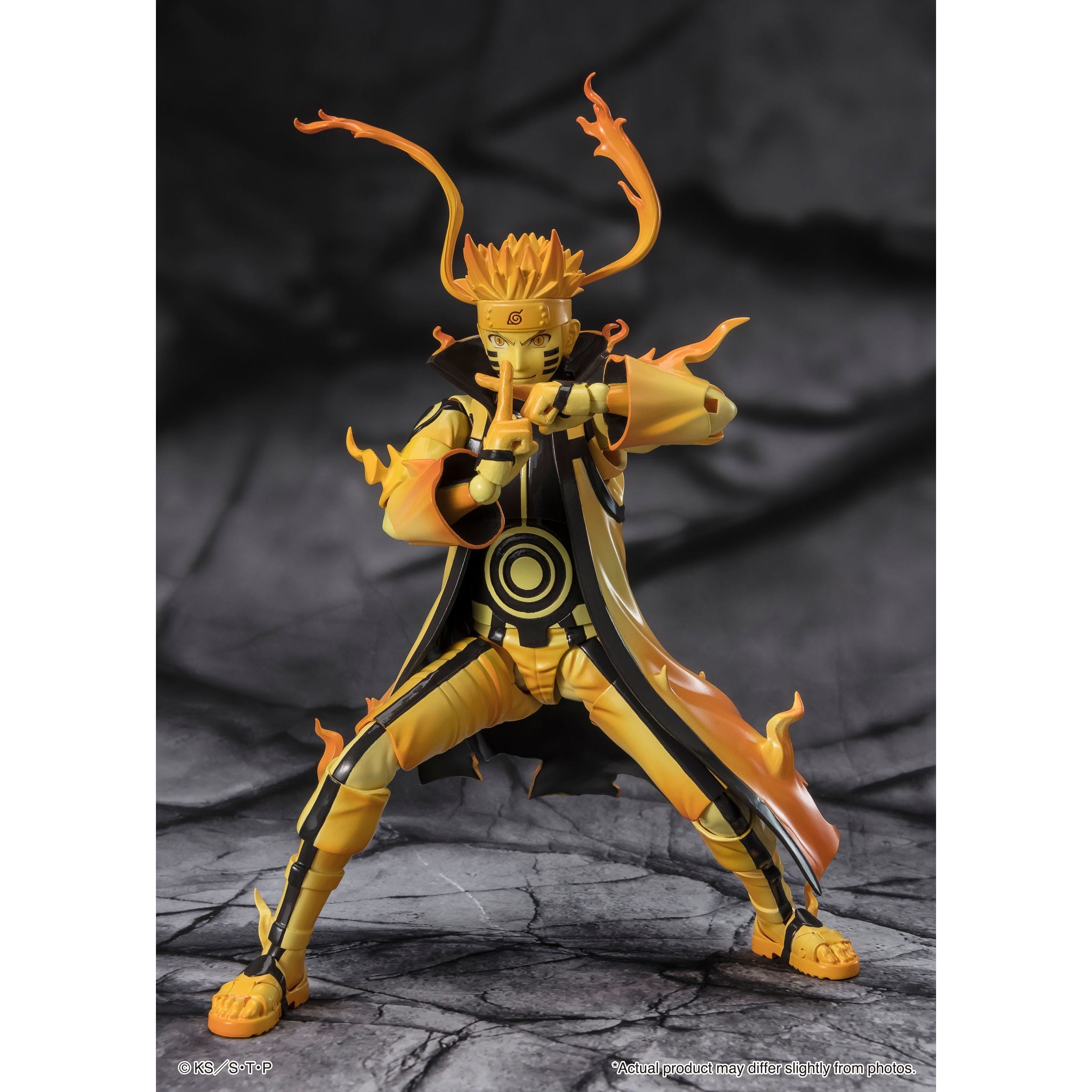 Naruto: Naruto Uzumaki (Kurama Link Mode) - Courageous Strength That Binds-Actionfiguren-Bandai Tamashii Nations-Mighty Underground