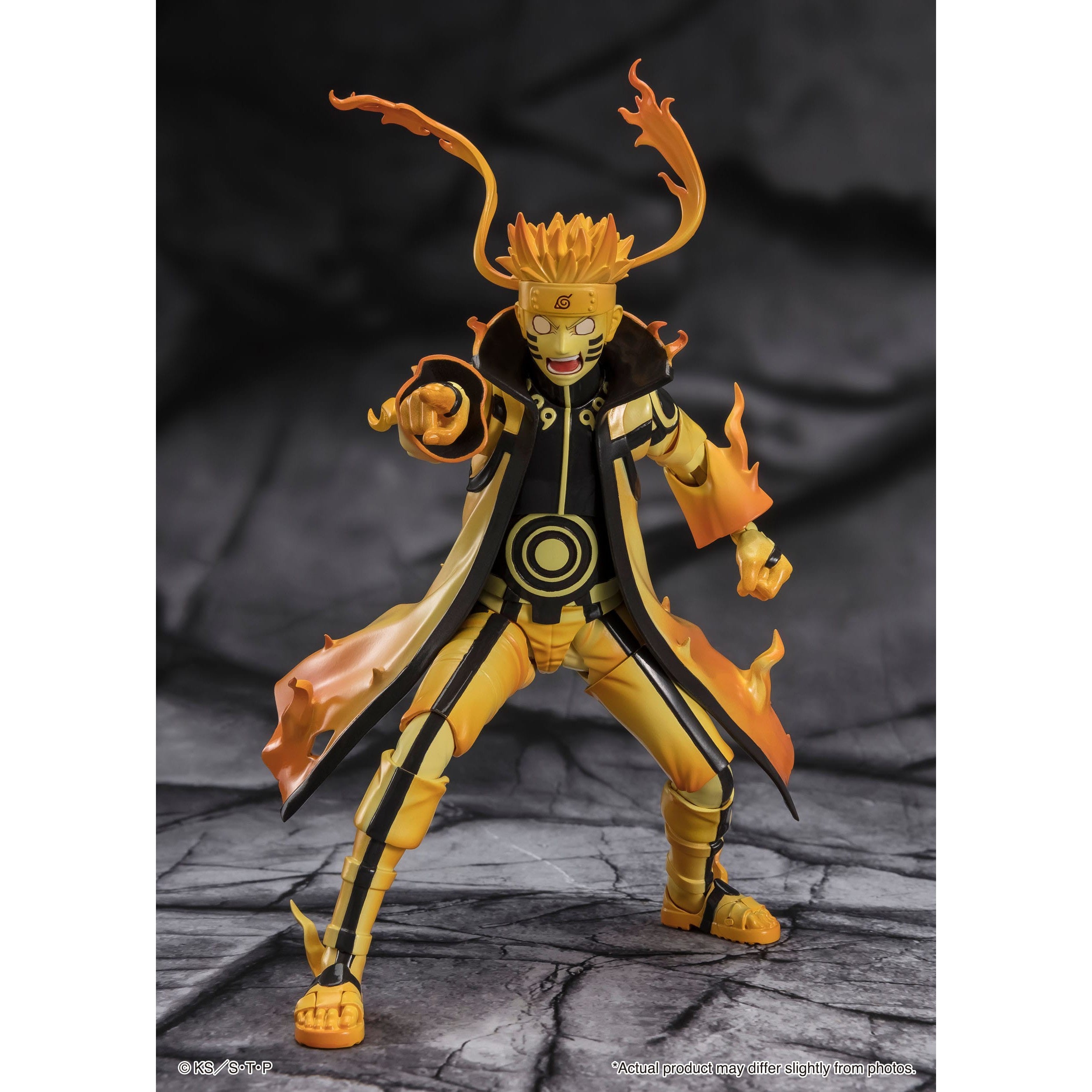 Naruto: Naruto Uzumaki (Kurama Link Mode) - Courageous Strength That Binds-Actionfiguren-Bandai Tamashii Nations-Mighty Underground