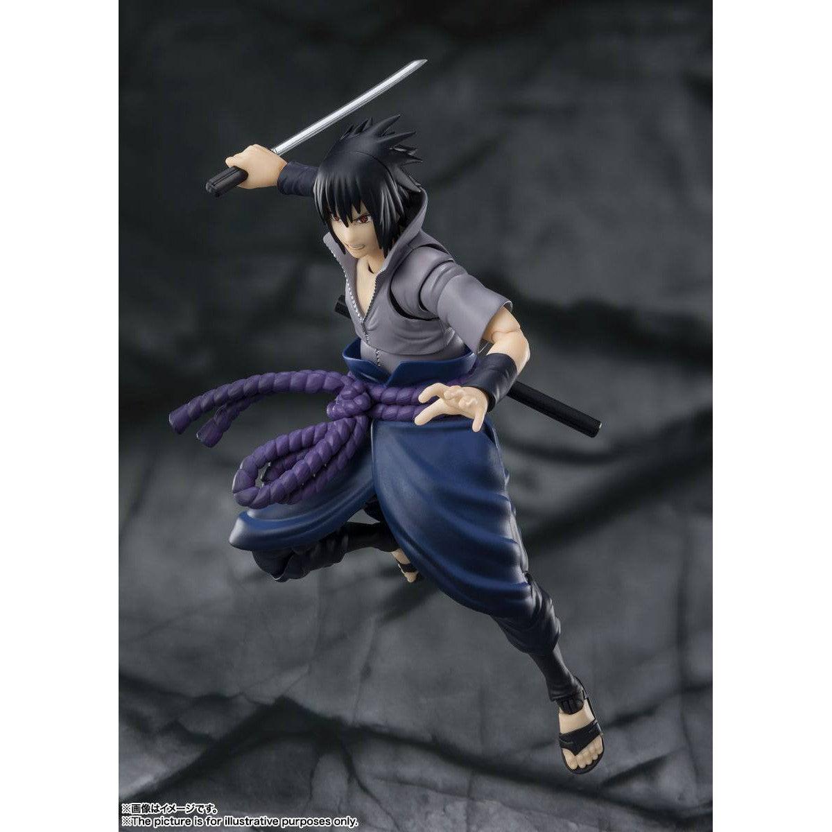 Naruto Shippuden: Sasuke Uchiha - He who bears all Hatred-Actionfiguren-Bandai Tamashii Nations-Mighty Underground