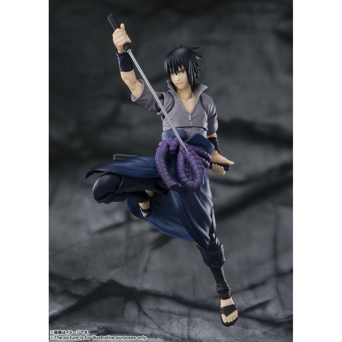 Naruto Shippuden: Sasuke Uchiha - He who bears all Hatred-Actionfiguren-Bandai Tamashii Nations-Mighty Underground