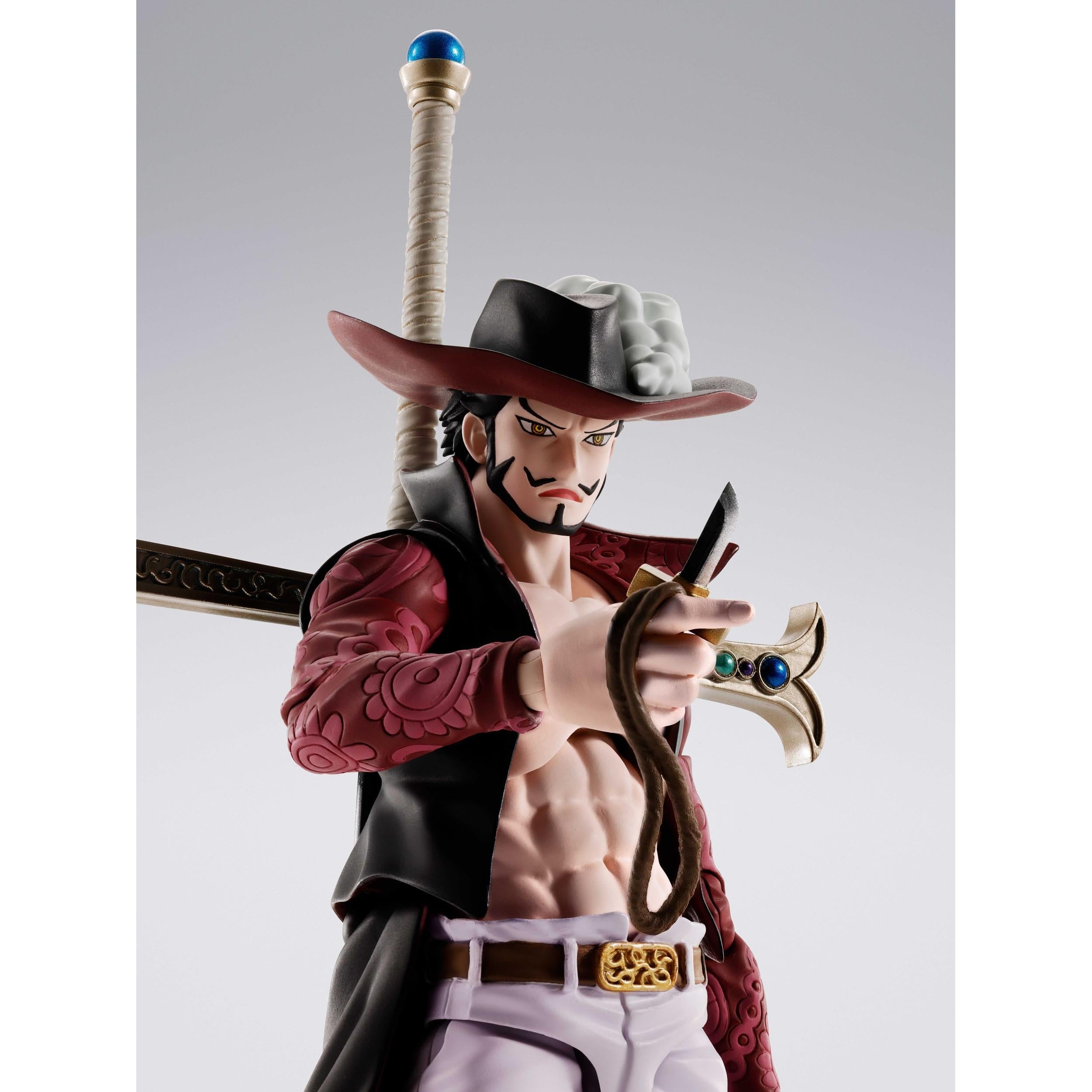 One Piece: Dracule Mihawk Hawkeye-Actionfiguren-Bandai Tamashii Nations-Mighty Underground