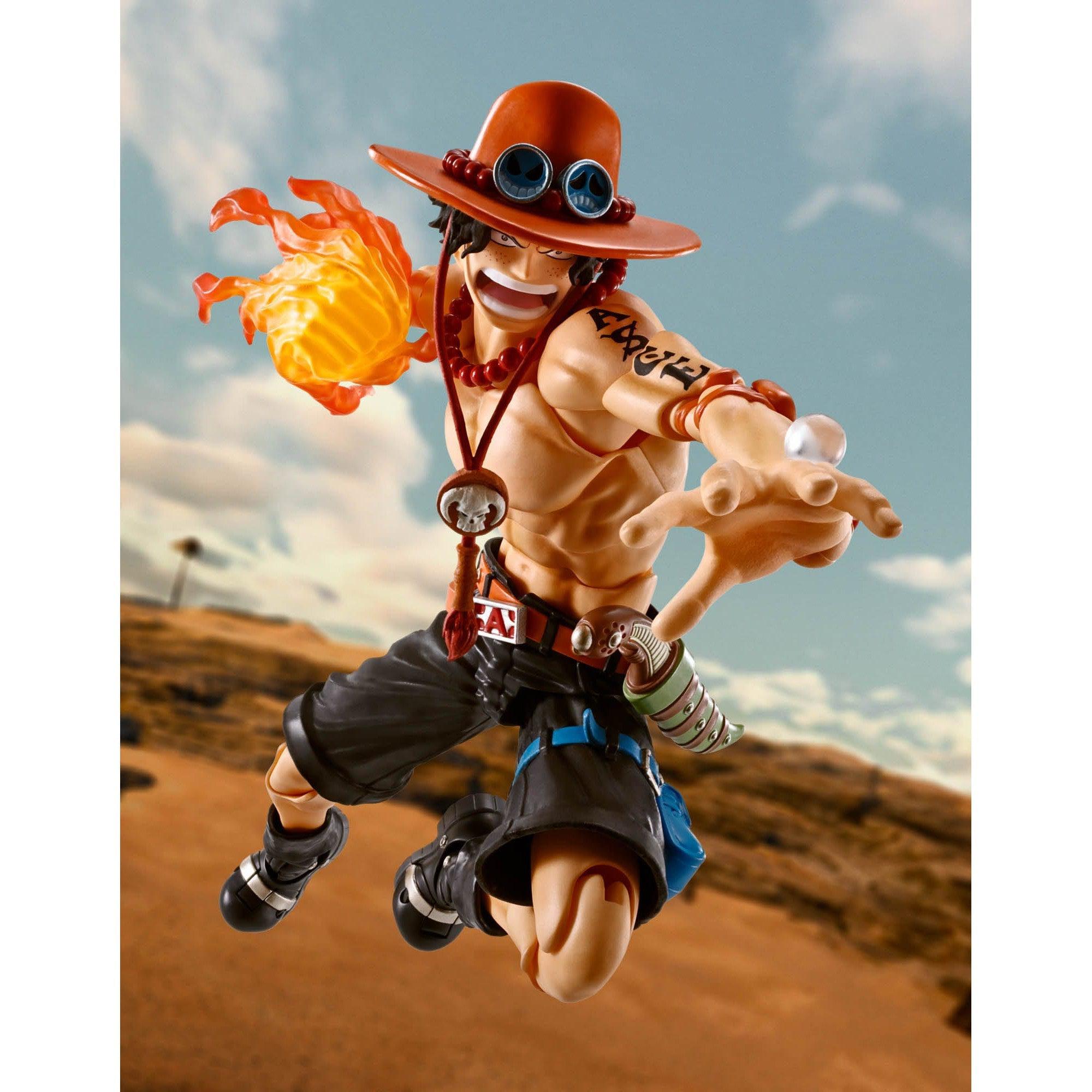 One Piece: Portgas D Ace - Fire Fist-Actionfiguren-Bandai Tamashii Nations-Mighty Underground