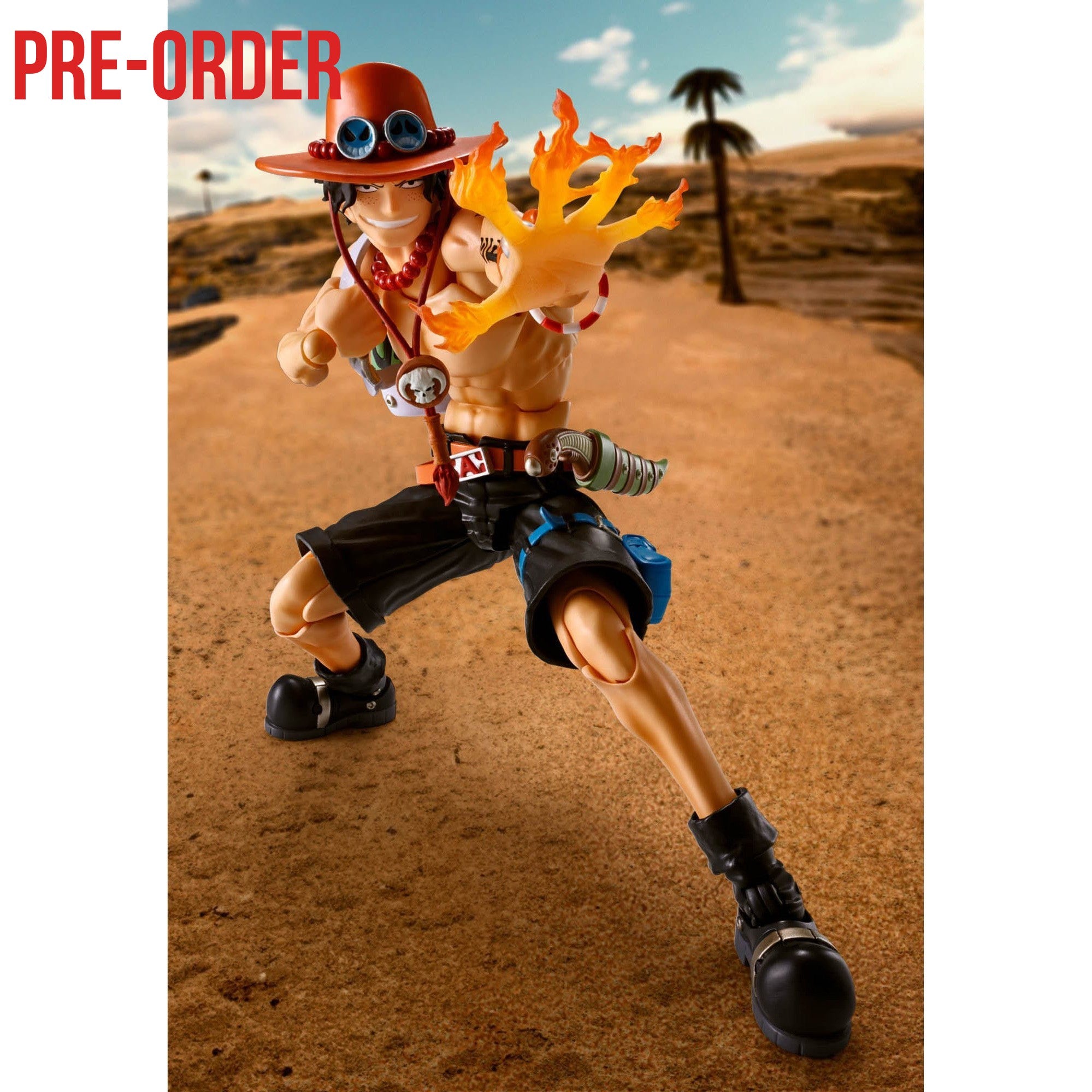 One Piece: Portgas D Ace - Fire Fist-Actionfiguren-Bandai Tamashii Nations-Mighty Underground