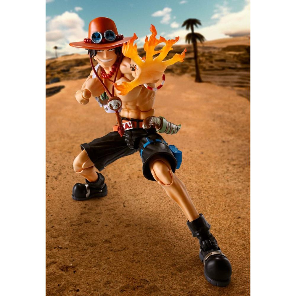One Piece: Portgas D Ace - Fire Fist-Actionfiguren-Bandai Tamashii Nations-Mighty Underground