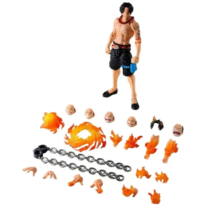 One Piece: Portgas D. Ace (Marineford)-Actionfiguren-Bandai Tamashii Nations-Mighty Underground