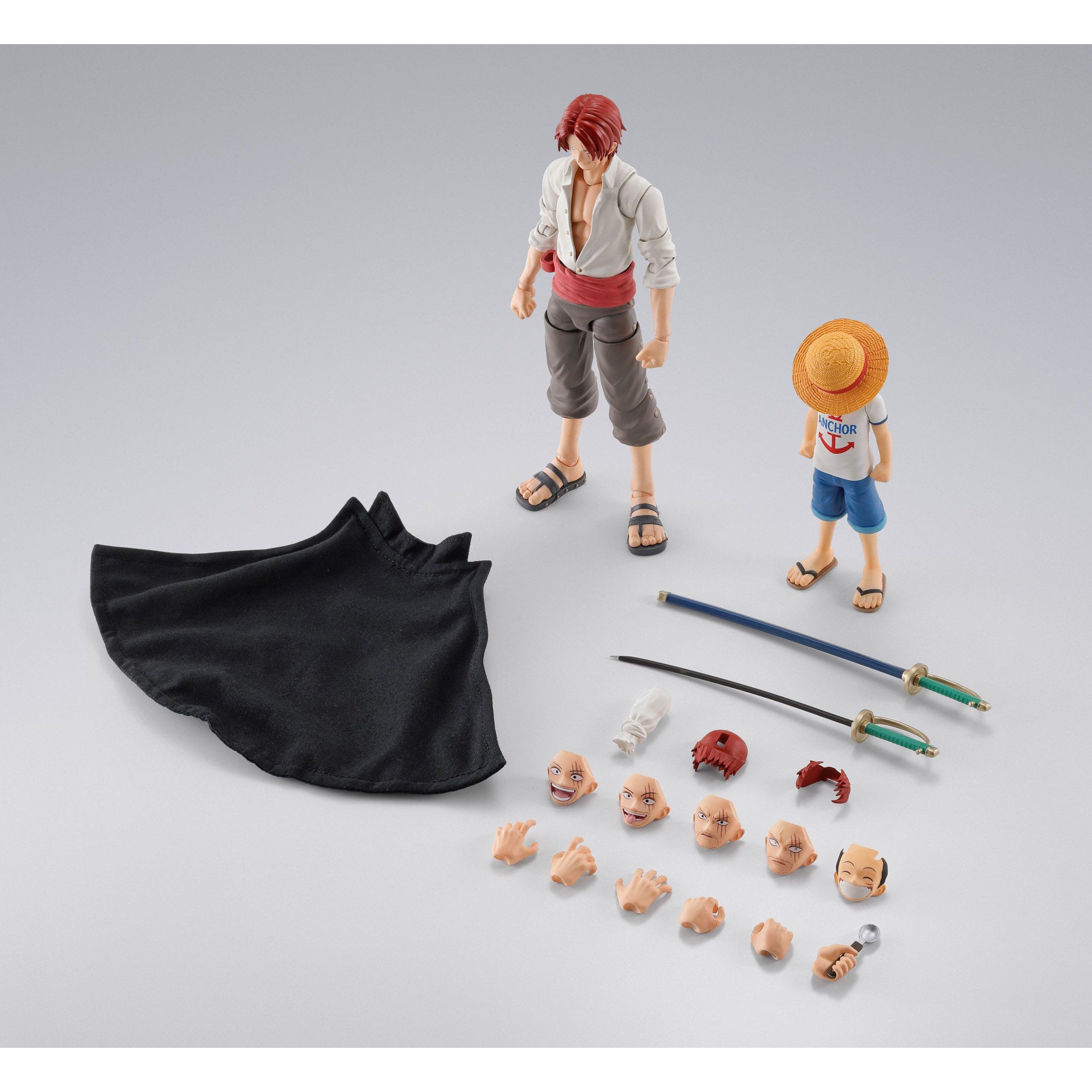 One Piece: Shanks & Monkey D. Luffy (Childhood Ver.) - 2-Pack-Actionfiguren-Bandai Tamashii Nations-Mighty Underground