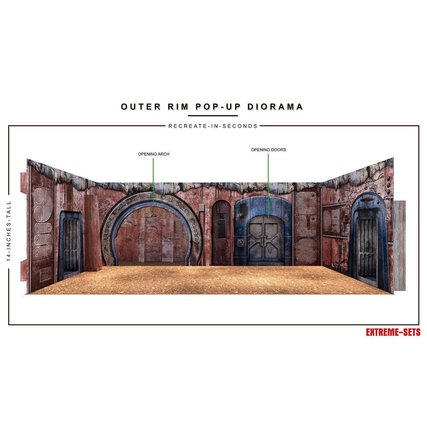 Outer Rim Pop-Up - Diorama - 1/12-Actionfiguren-Extreme Sets-Mighty Underground