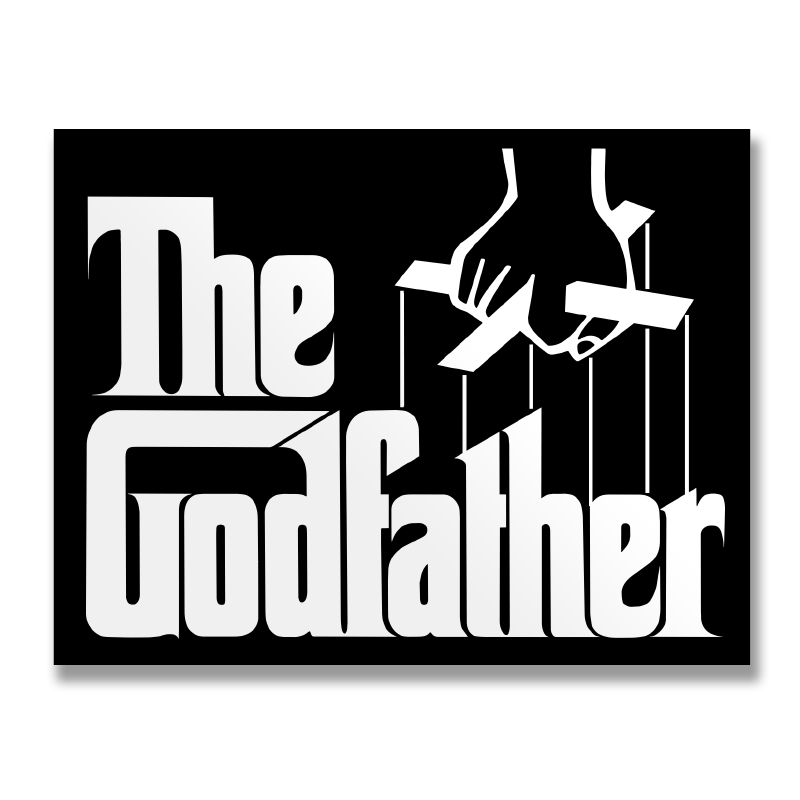 The Godfather Logotype Sticker
