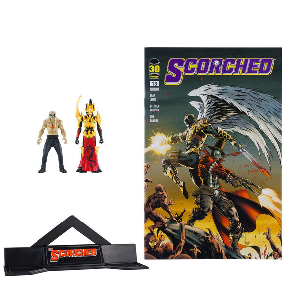 Page Punchers: Freak and Mandarin Spawn (Scorched #13) - Actionfiguren & Comic - 8 cm-Actionfiguren-McFarlane Toys-Mighty Underground