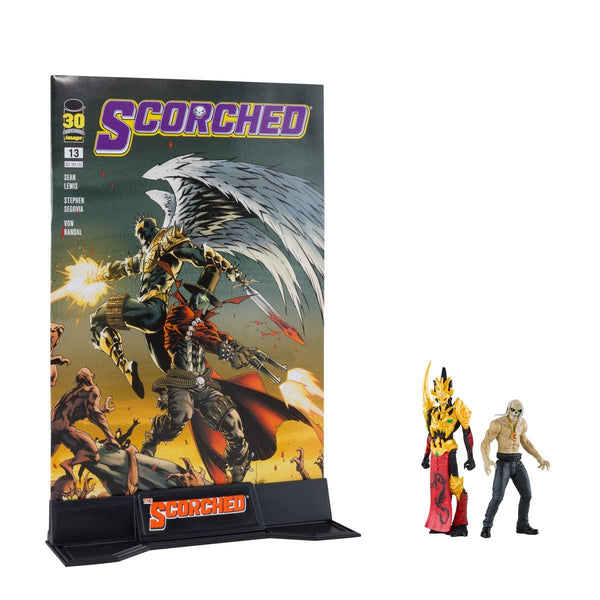 Page Punchers: Freak and Mandarin Spawn (Scorched #13) - Actionfiguren & Comic - 8 cm-Actionfiguren-McFarlane Toys-Mighty Underground